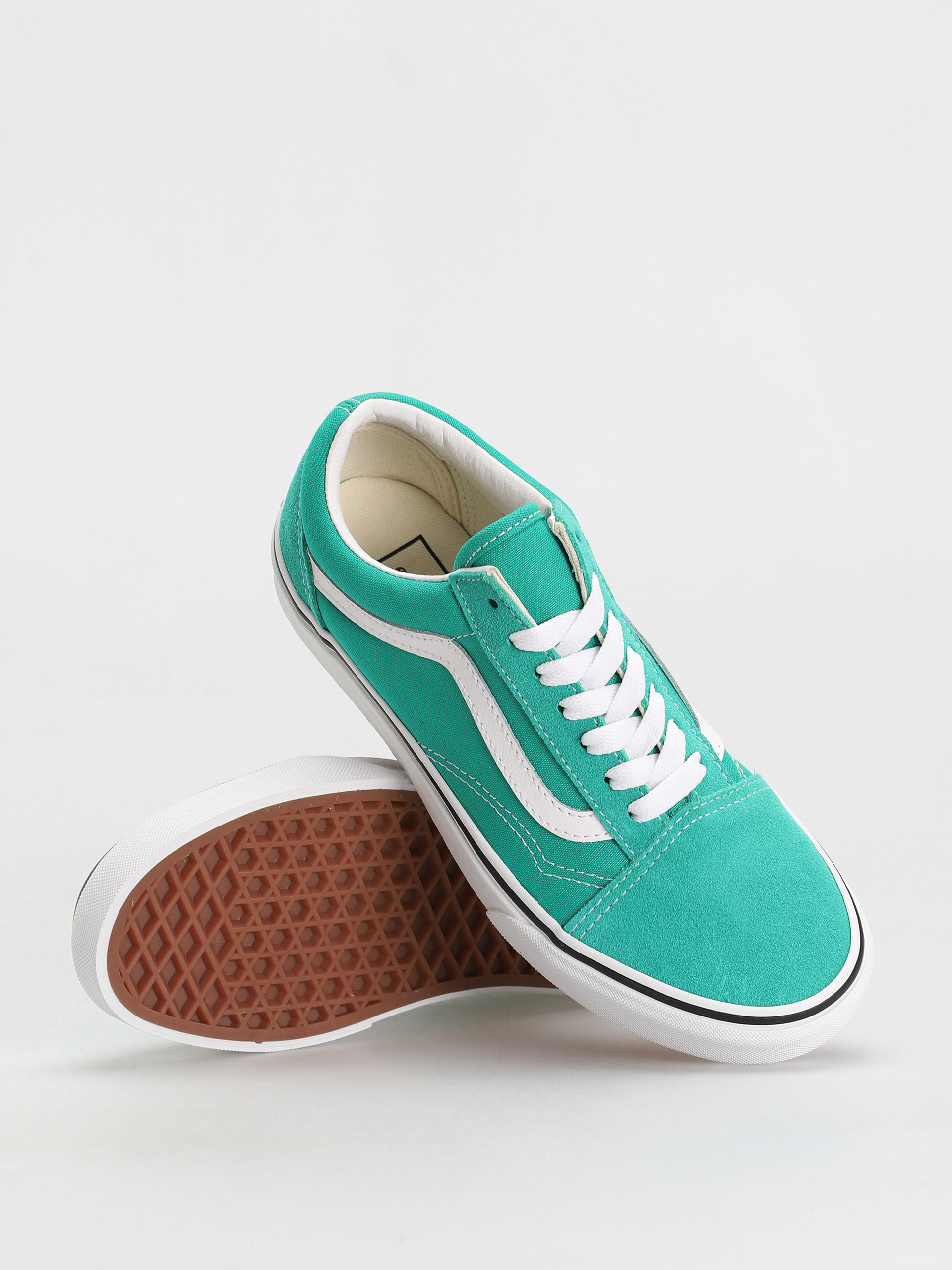Vans Old Skool Shoes (pepper green/true white)