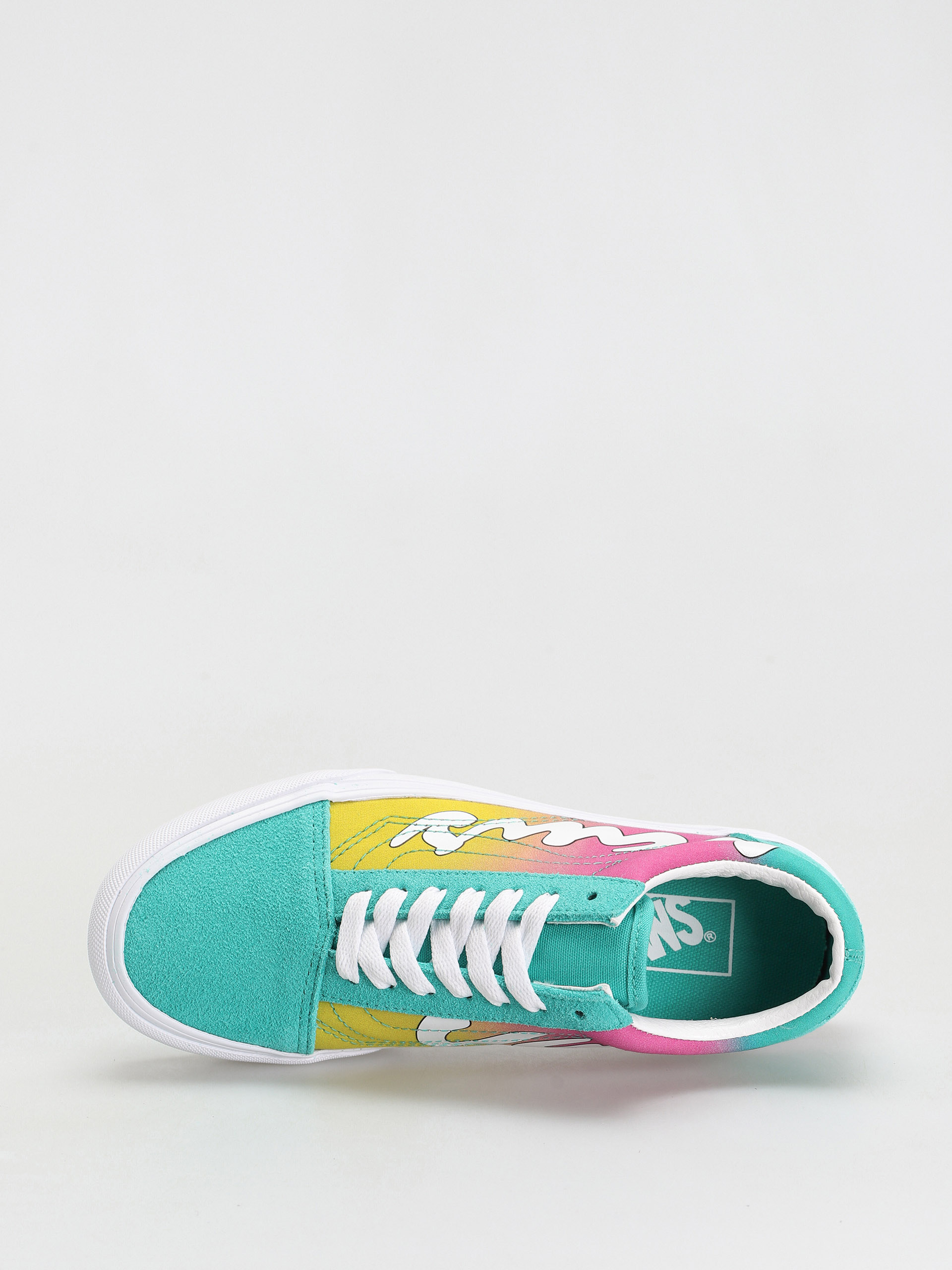 Vans Old Skool Platform Shoes (spring fade/atlantis/true white)