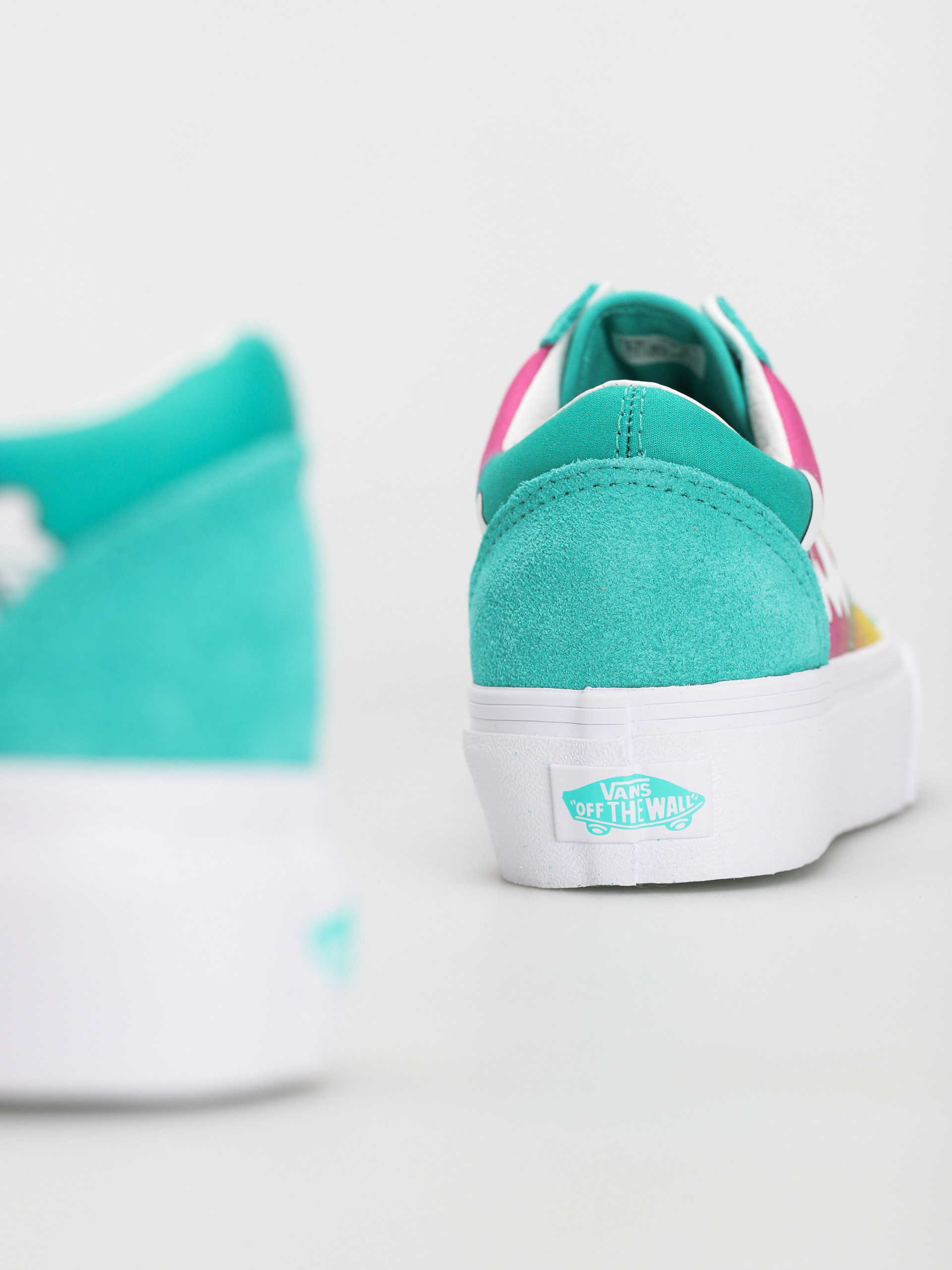 Vans Old Skool Platform Shoes (spring fade/atlantis/true white)