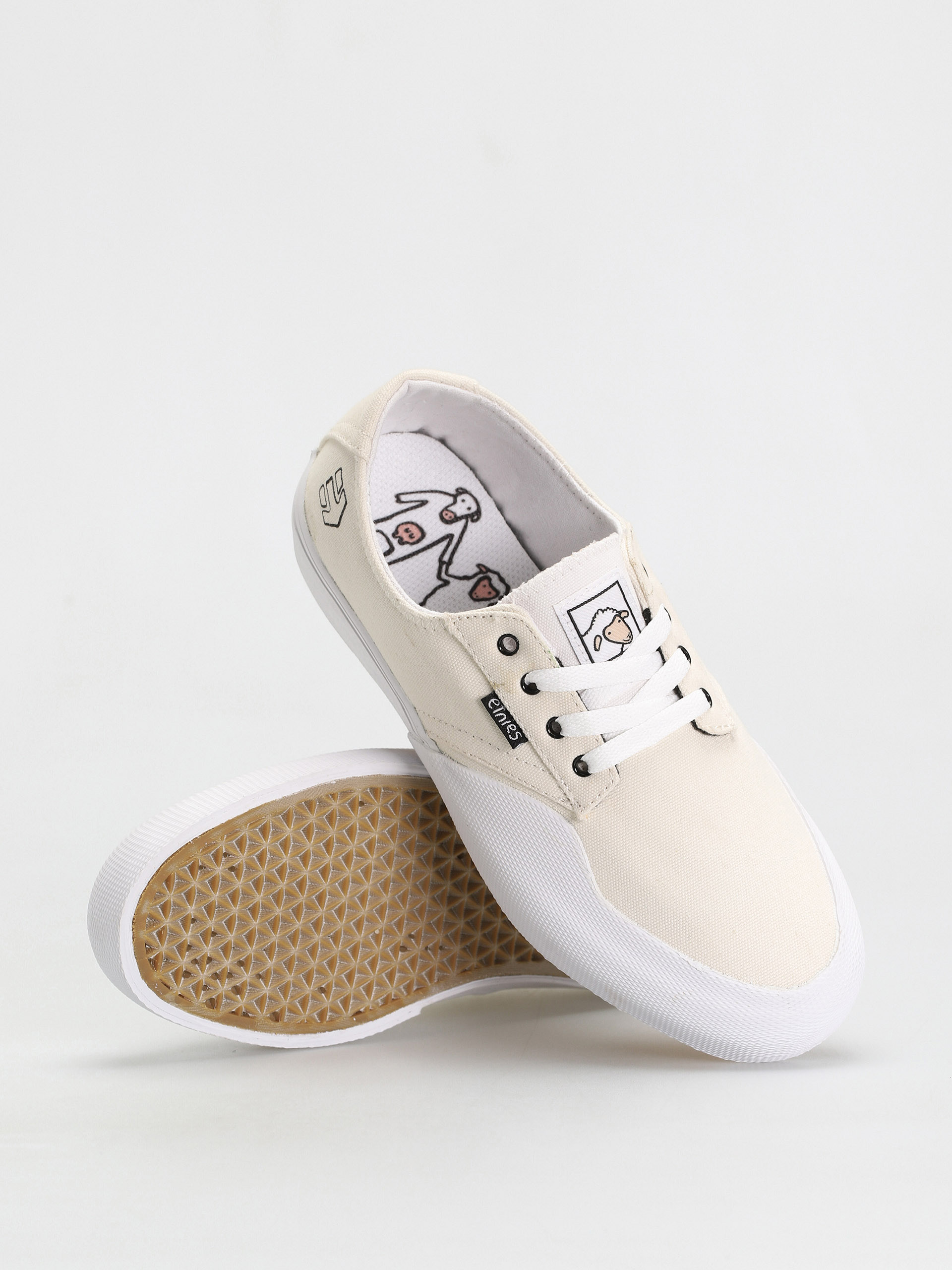 Etnies Jameson Vulc Ls X Sheep Schuhe (white/white/gum)