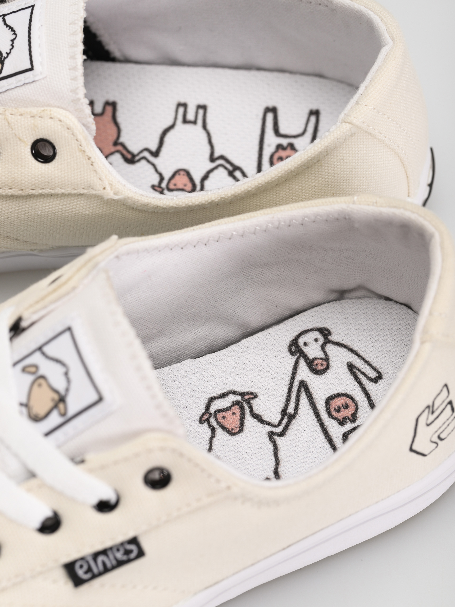 Etnies Jameson Vulc Ls X Sheep Schuhe (white/white/gum)