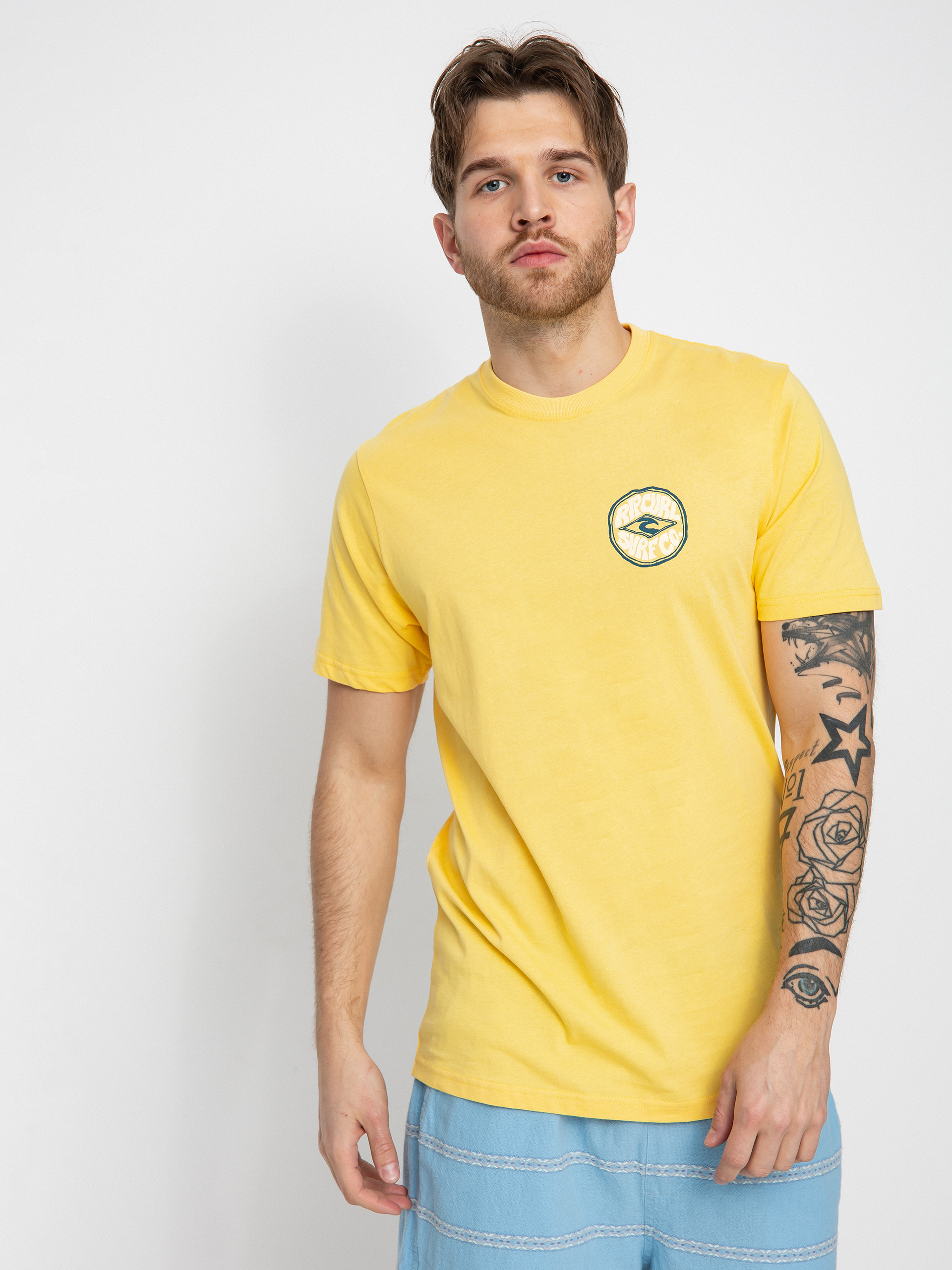 Rip Curl Dams T-shirt (retro yellow)