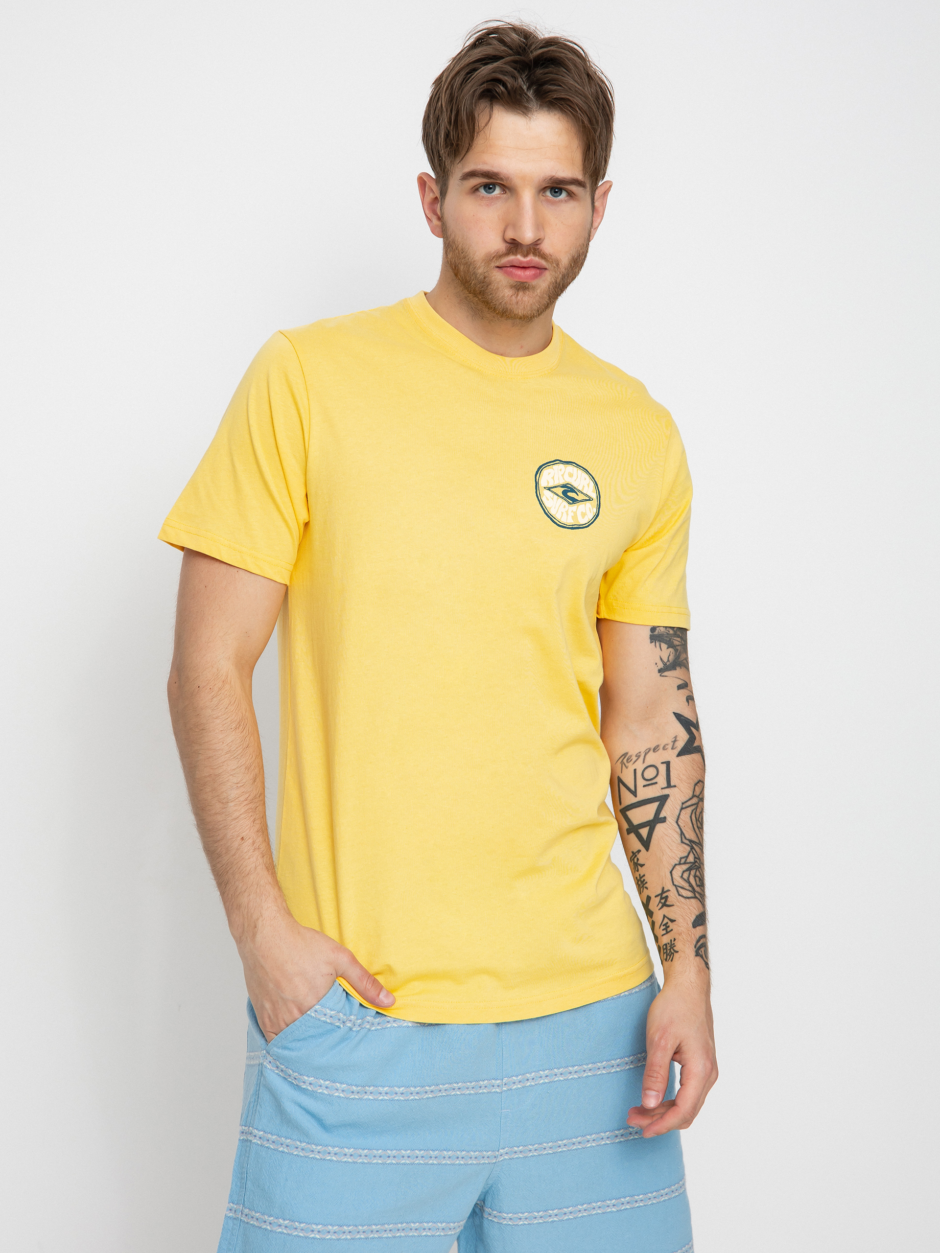 Rip Curl Dams T-shirt (retro yellow)