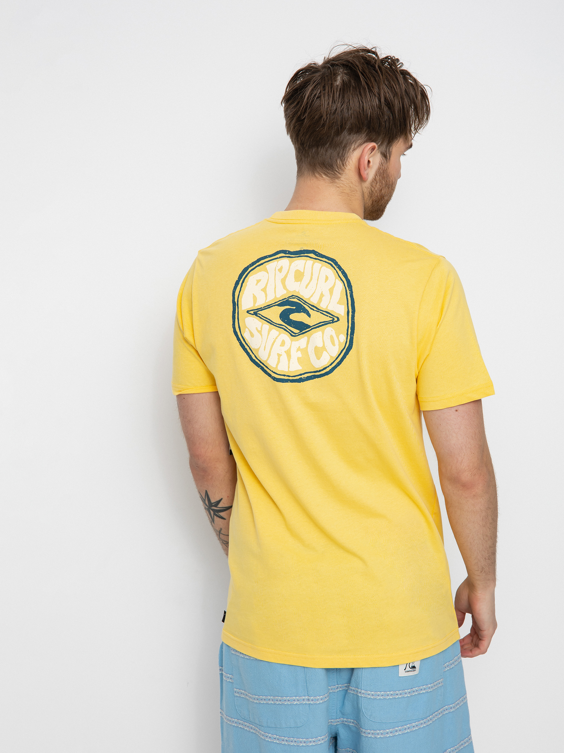 Rip Curl Dams T-shirt (retro yellow)