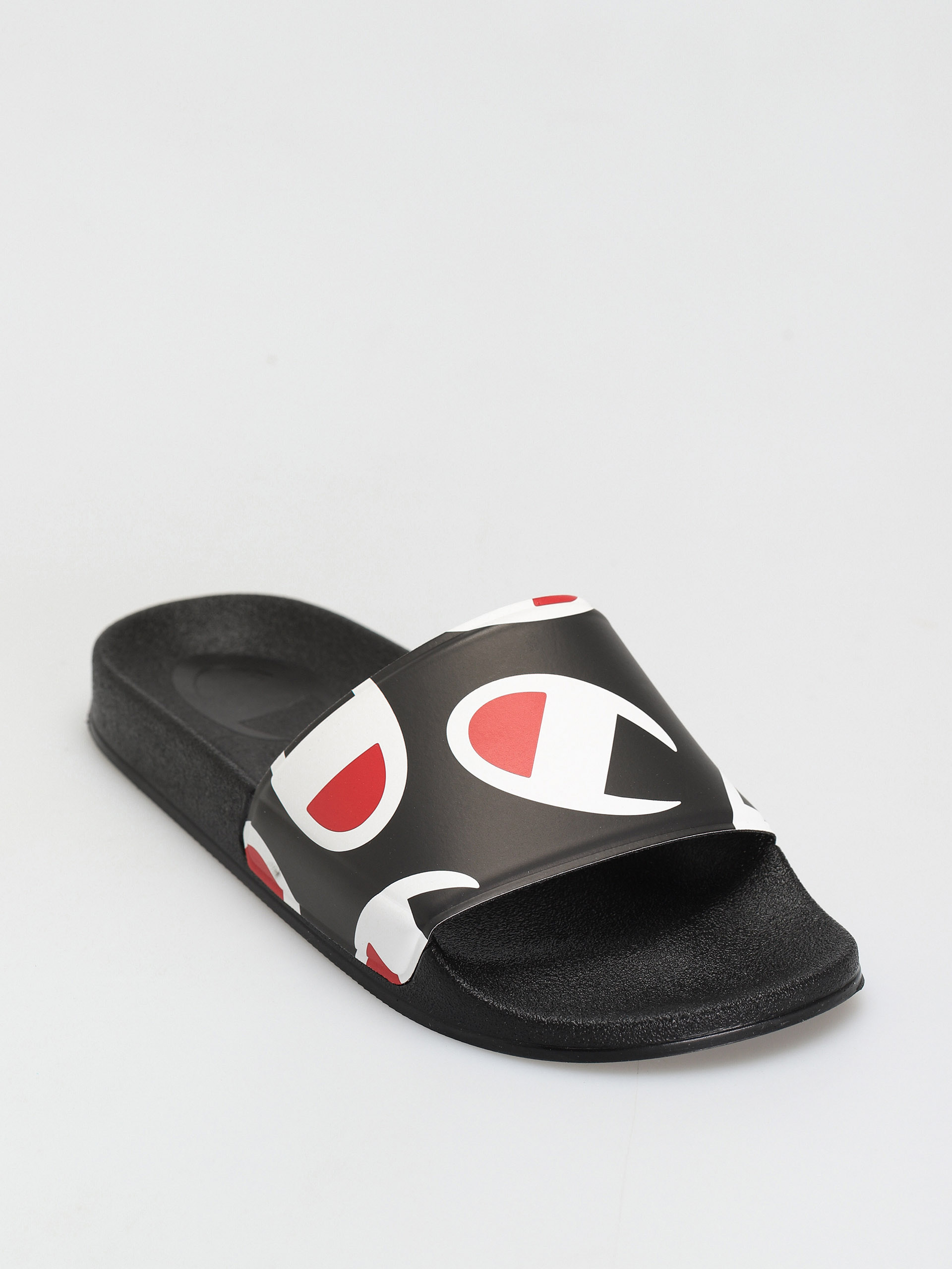 Black champion flip flops on sale