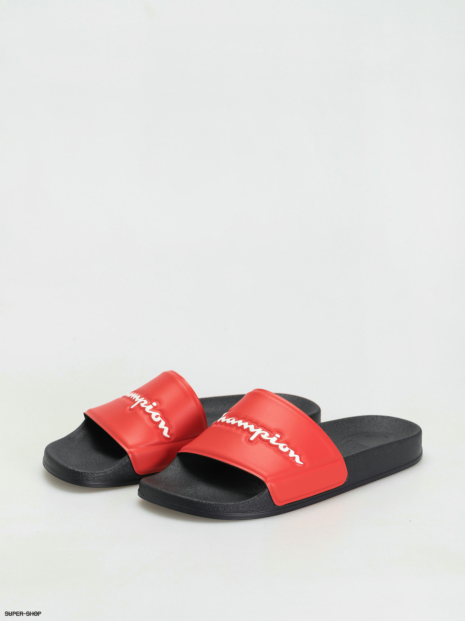 Red and best sale black champion slides