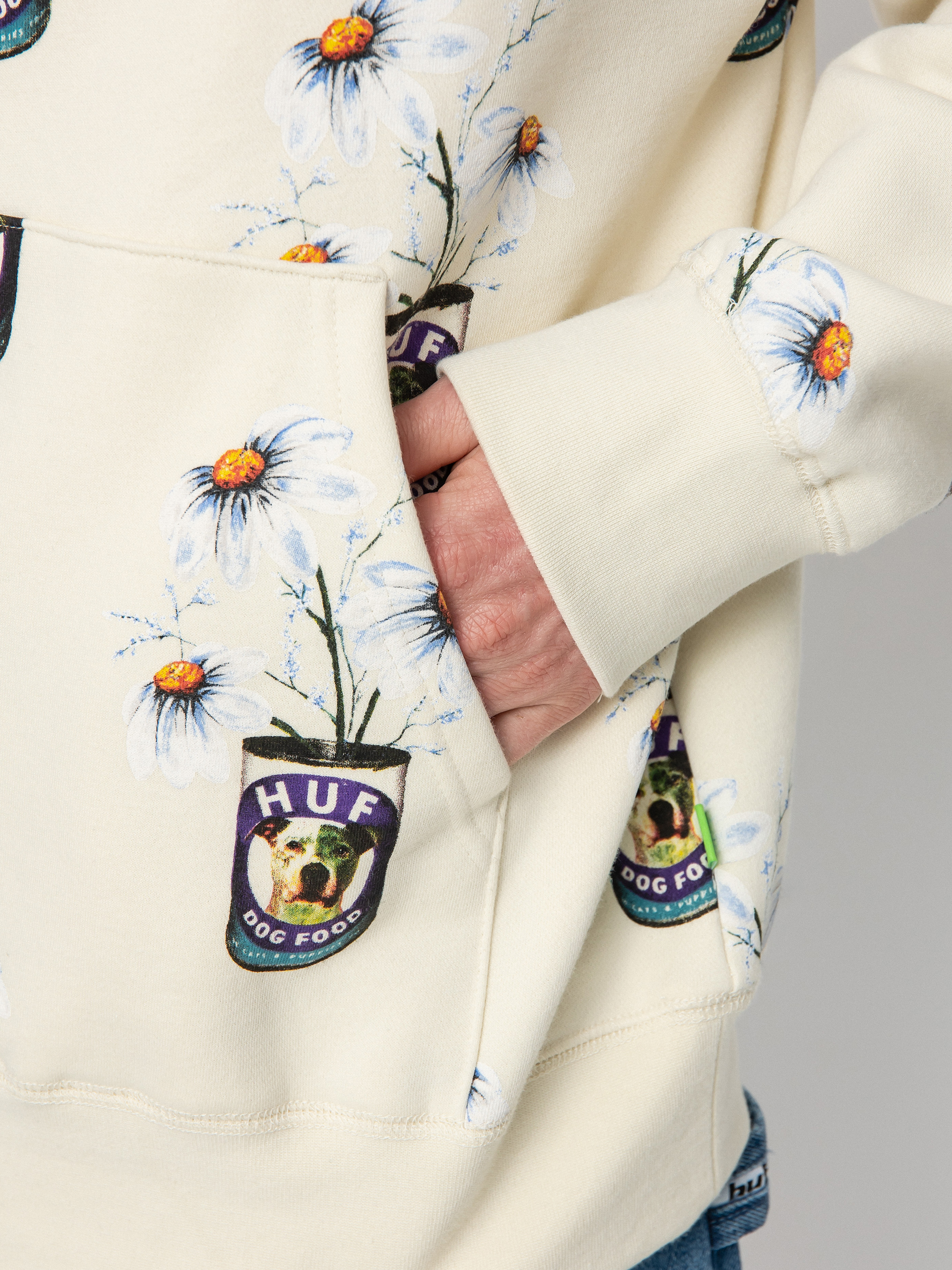 HUF Canned HD Hoodie (off white)