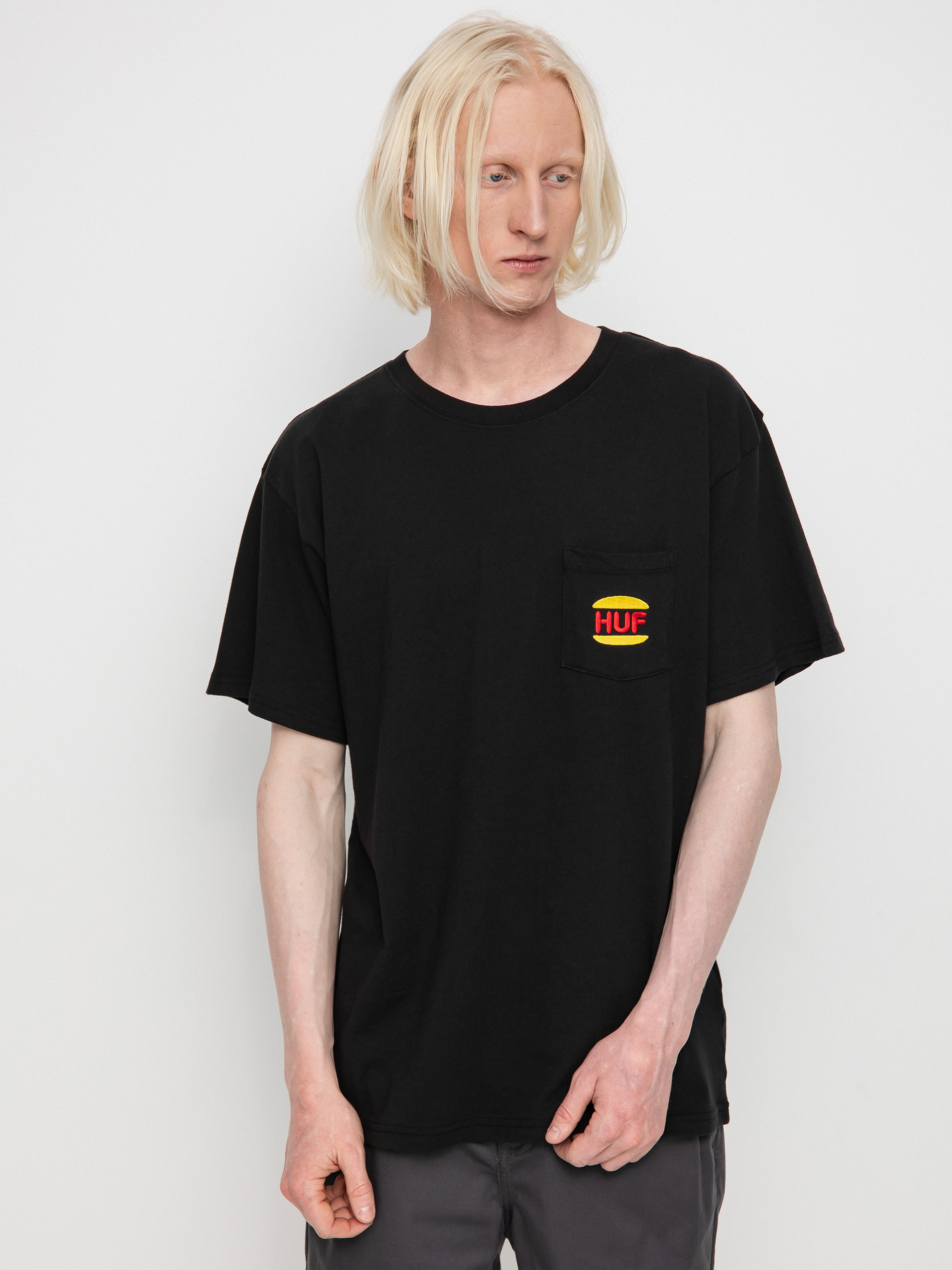 HUF Regal Pocket T-shirt (black)