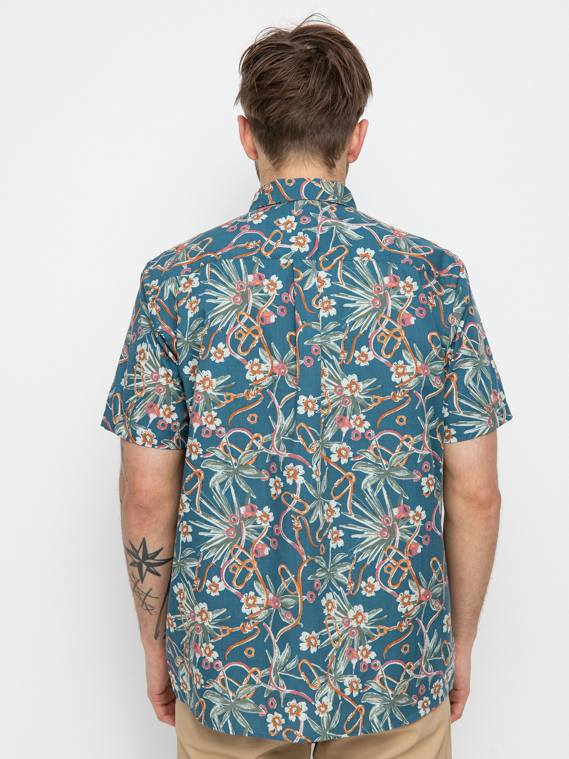 Patagonia Go To Shirt (dirt bags multi abalone blue)