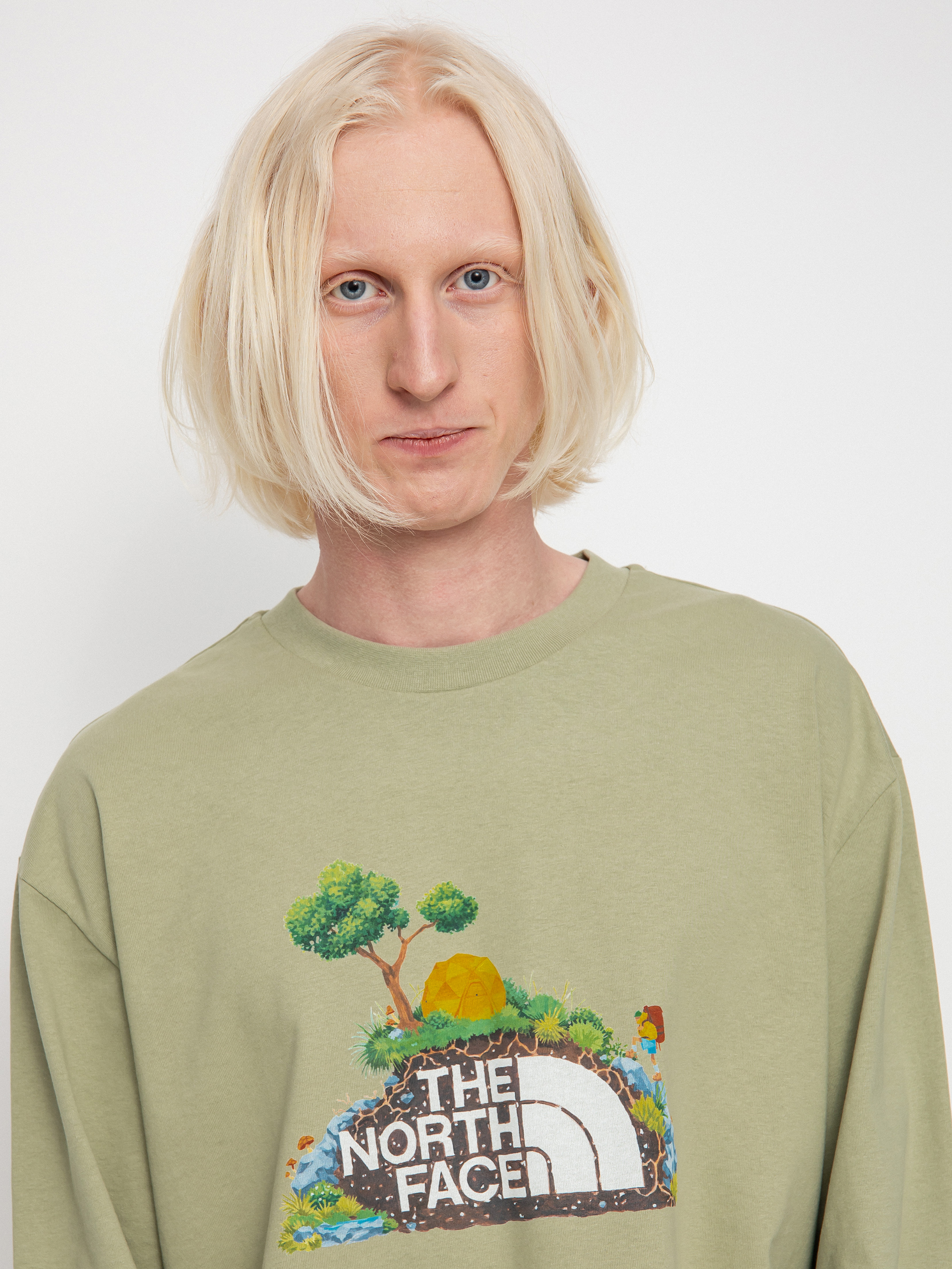 The North Face Heritage Graphic Longsleeve (tea green)