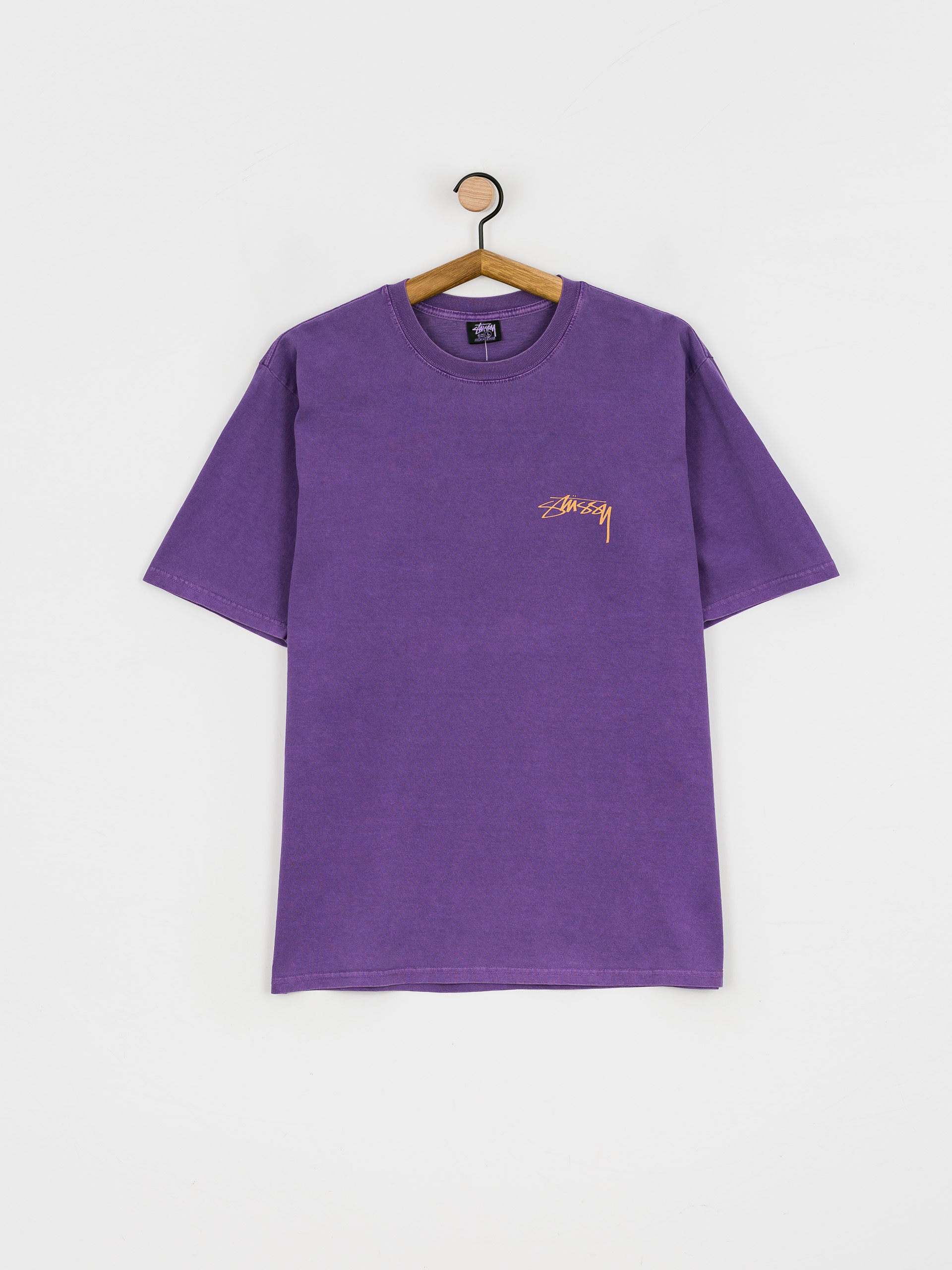 Stussy Statue Pig. Dyed T-shirt (purple)