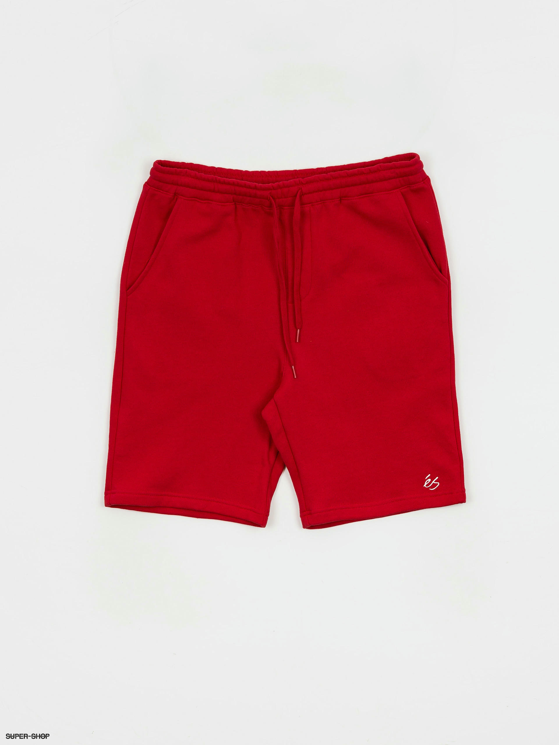 red polo sweat shorts