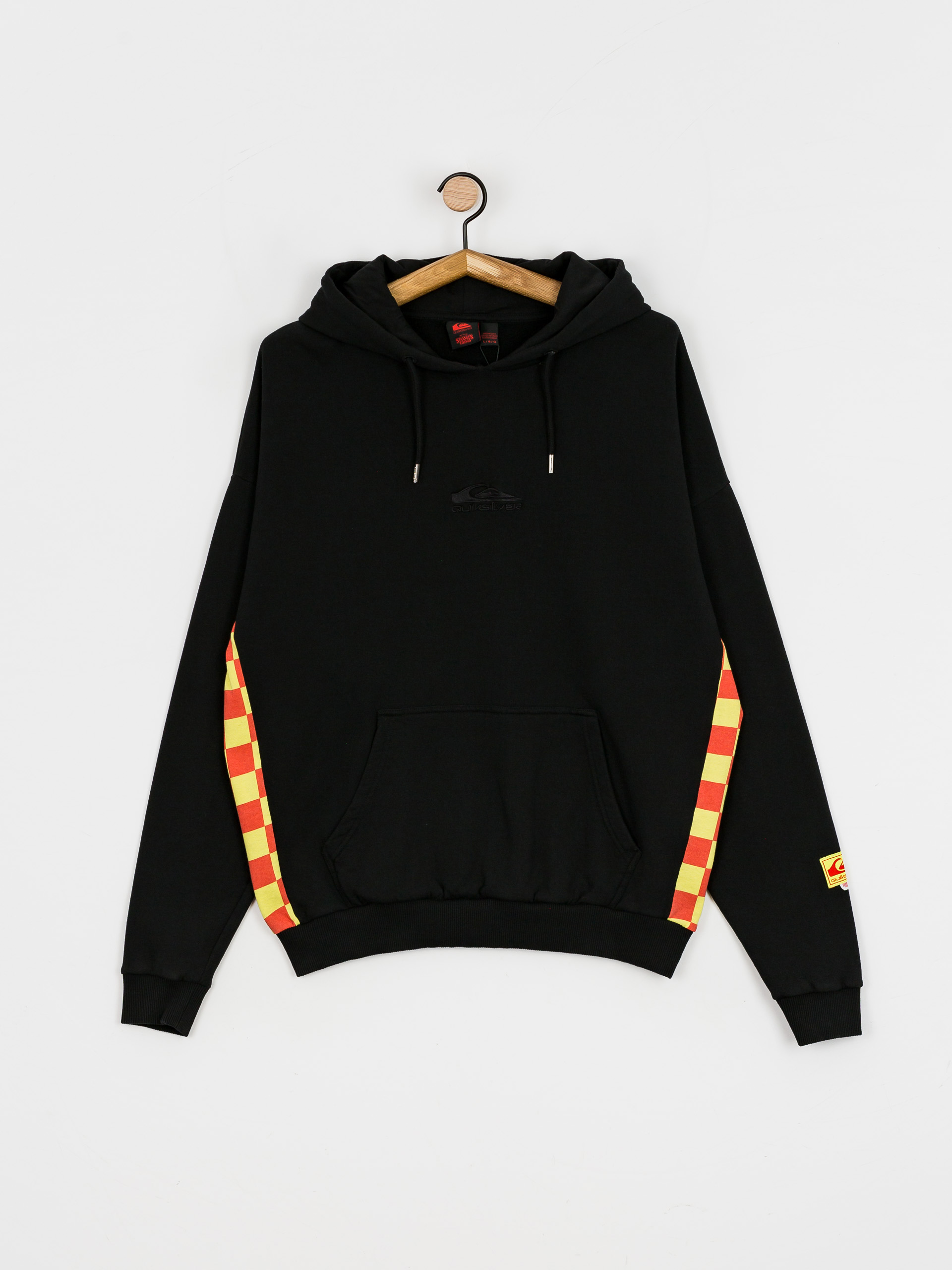 Quiksilver X Stranger Things Surfer Boy Checker HD Hoodie (black)