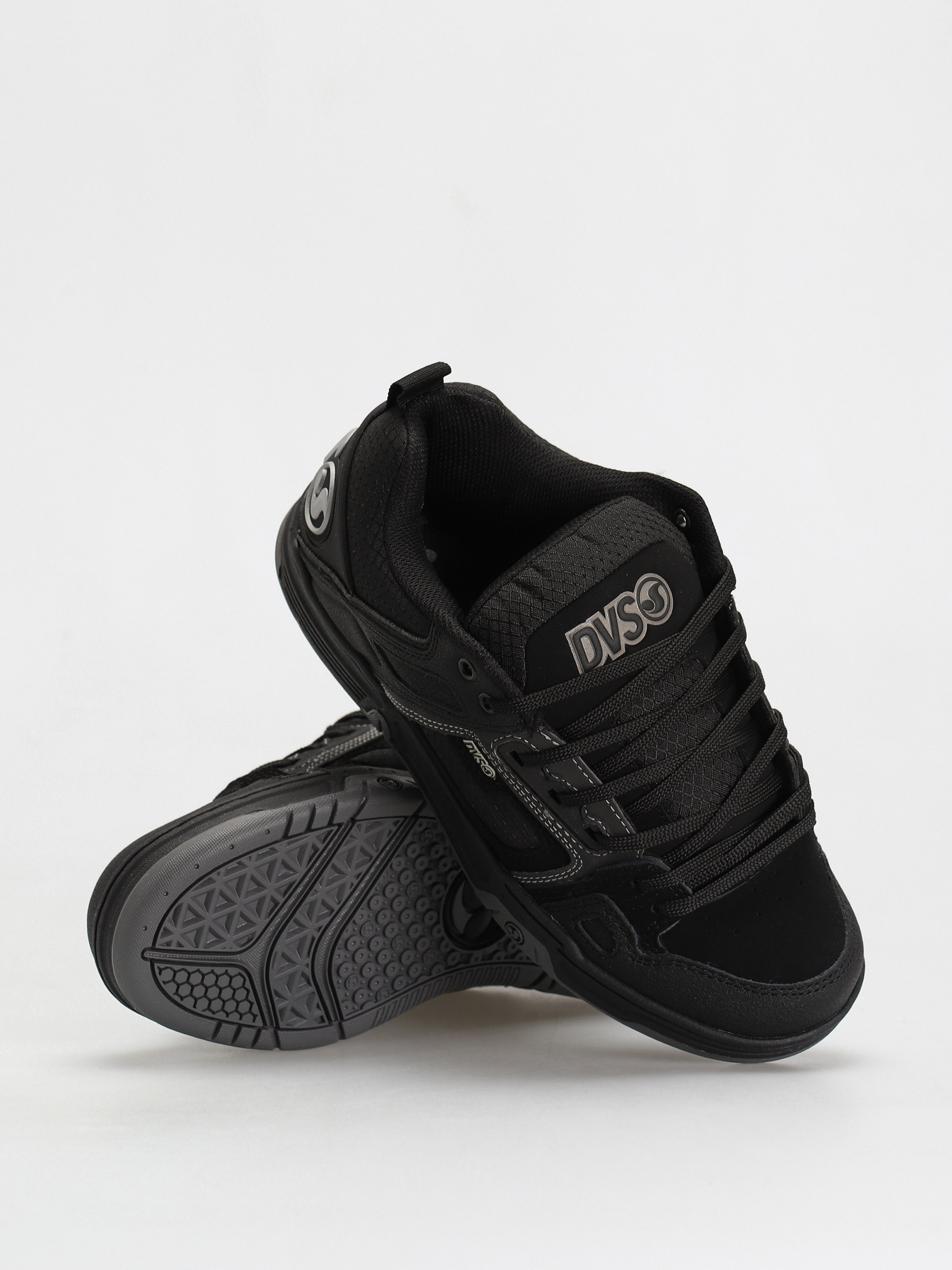 DVS Comanche Schuhe (black reflective charcoal nubuck)