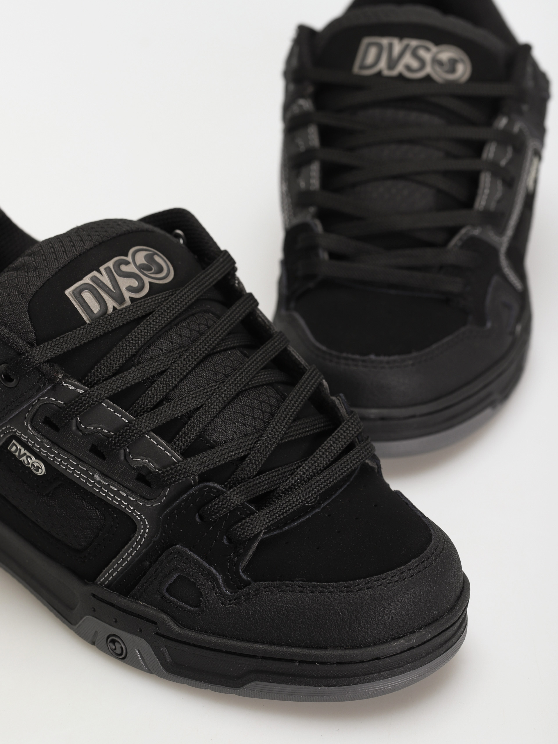 DVS Comanche Shoes (black reflective charcoal nubuck)