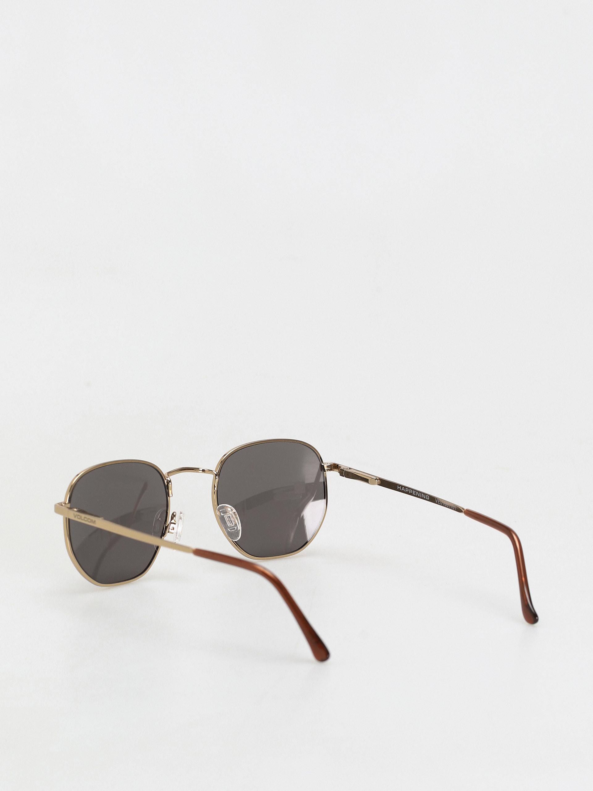 Volcom Happening Gloss Gold/Gray Sunglasses (gray)