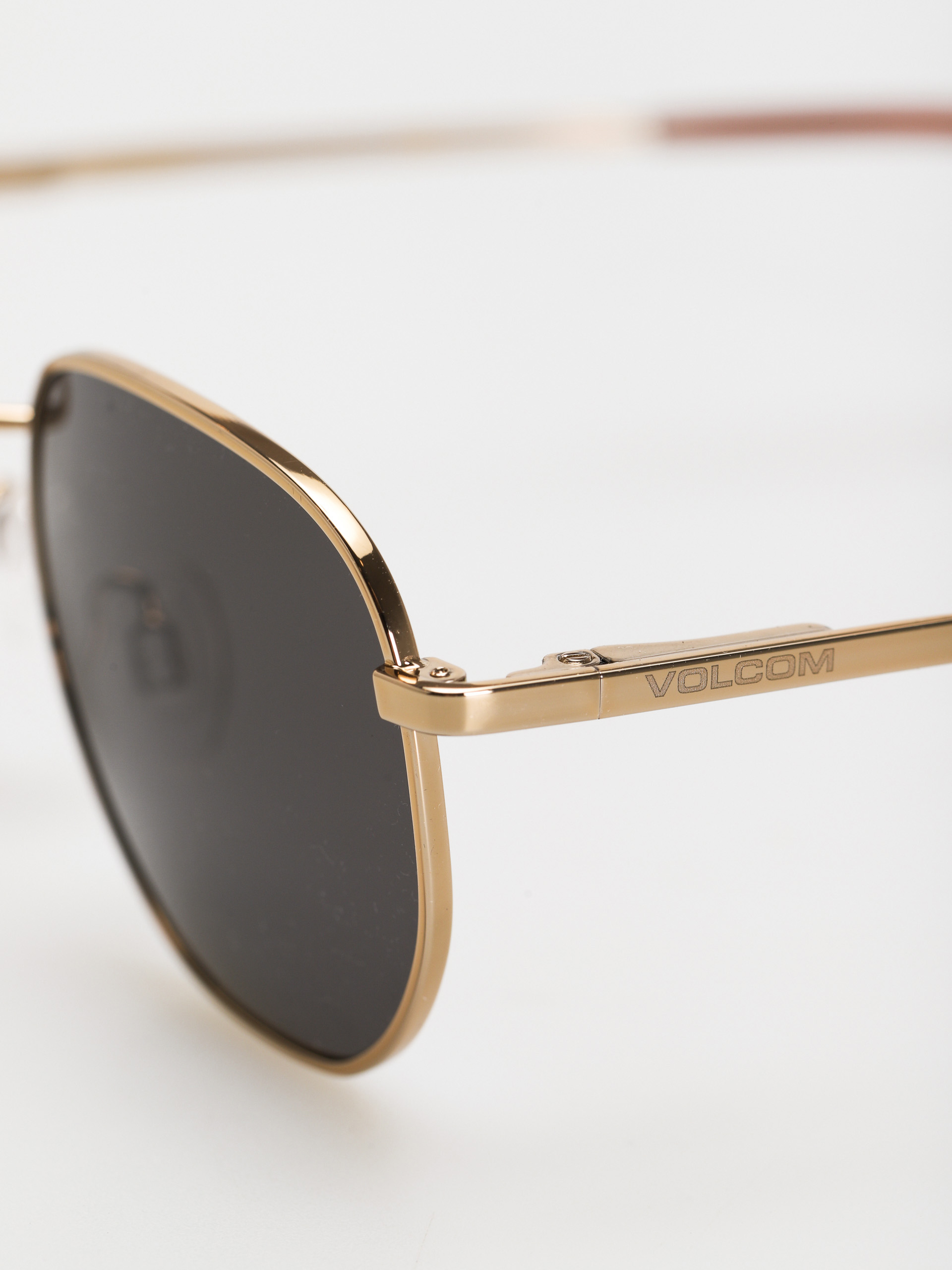 Volcom Happening Gloss Gold/Gray Sunglasses (gray)