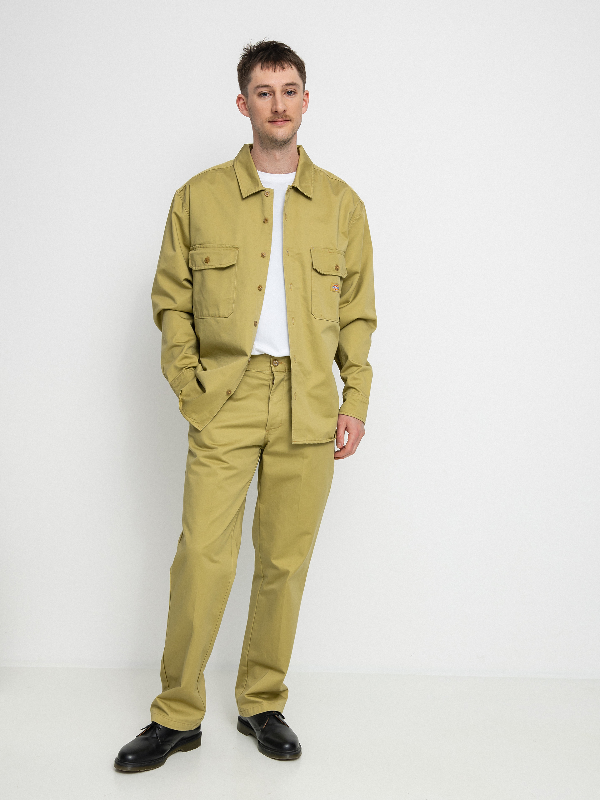 Dickies Heritage 100 Shirt (dark khaki)
