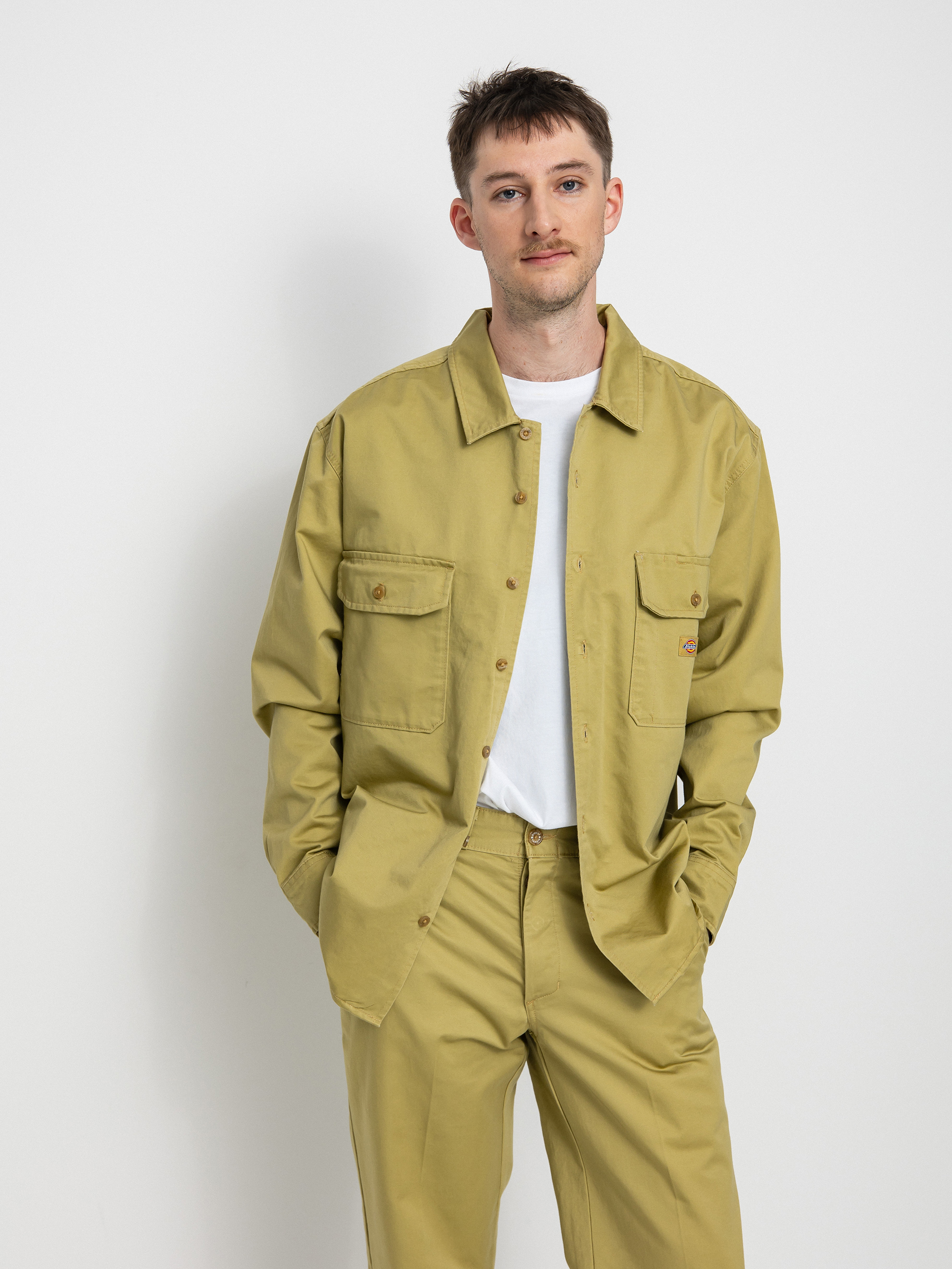 Dickies Heritage 100 Shirt (dark khaki)