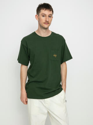 HUF Haze Script Pocket T-shirt (forest green)