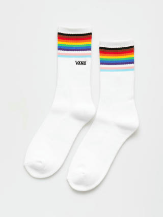 Vans Pride Crew Socks (white)