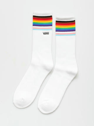Vans Pride Crew Socks (white)