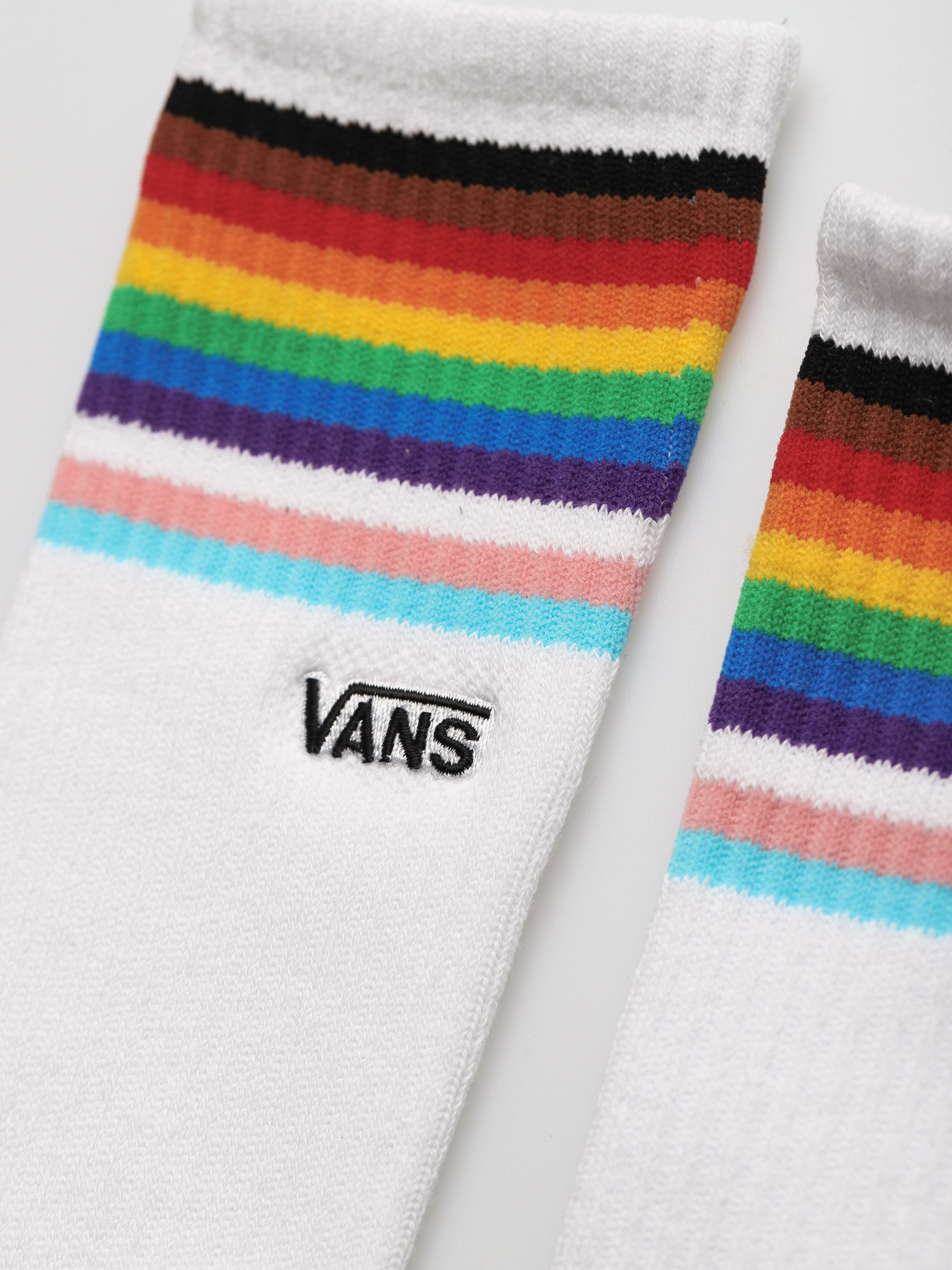 Vans Pride Crew Socks (white)