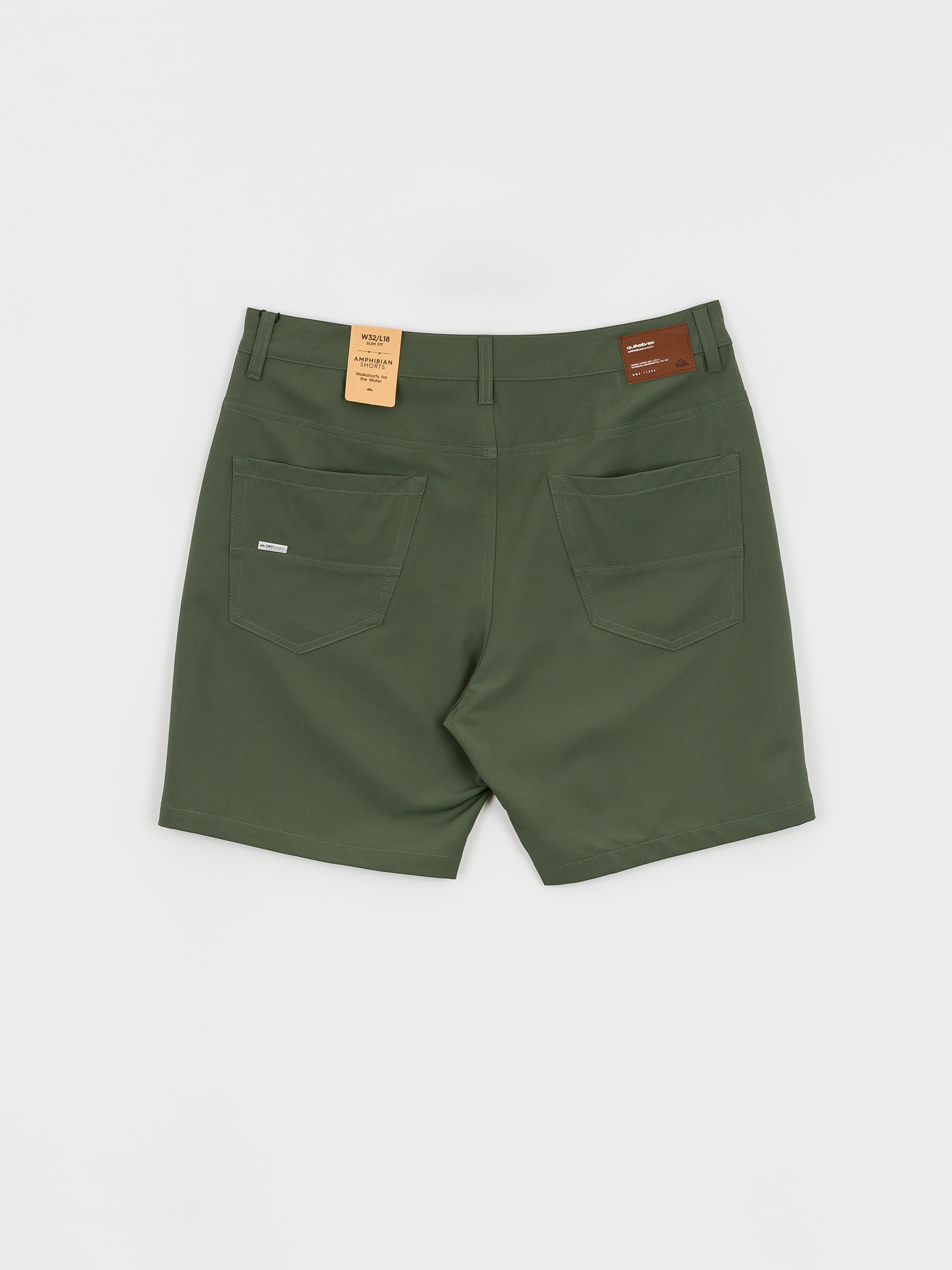 Quiksilver Nelson Drytwill Amphibian 18 Shorts (thyme)
