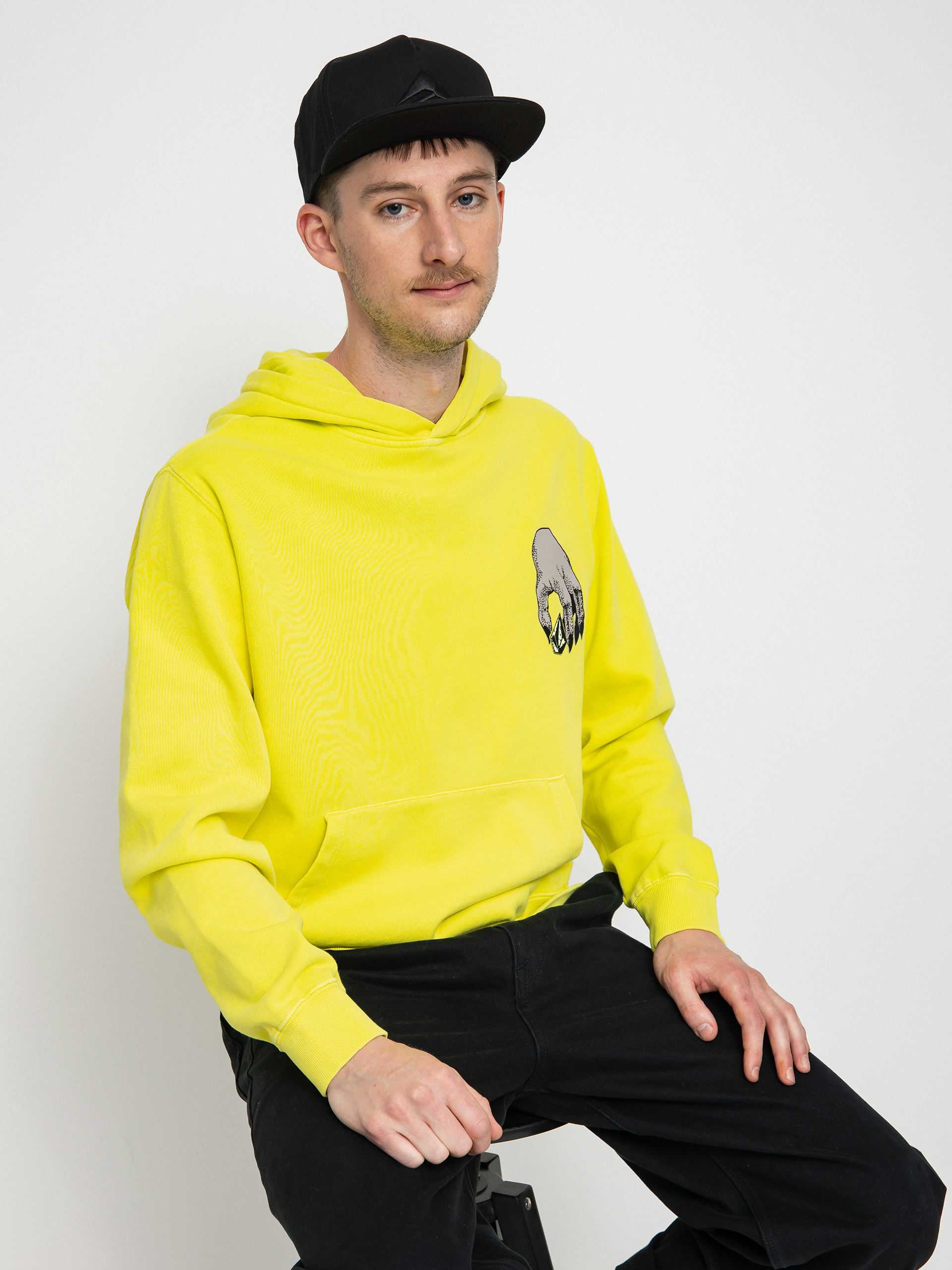 Volcom Flowmat HD Hoodie (limeade)