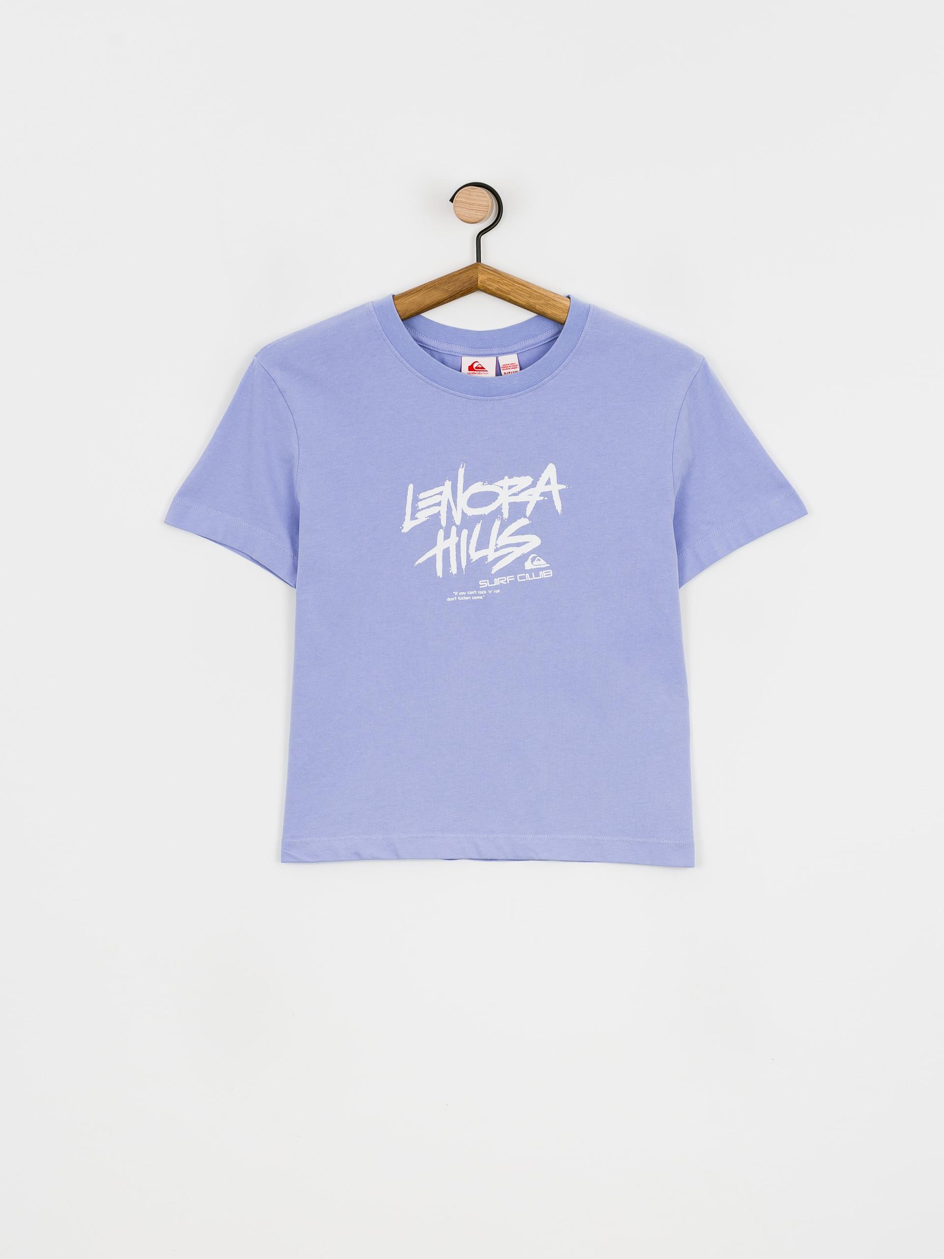 Quiksilver X Stranger Things 86 Crop T-shirt Wmn (jacaranda)