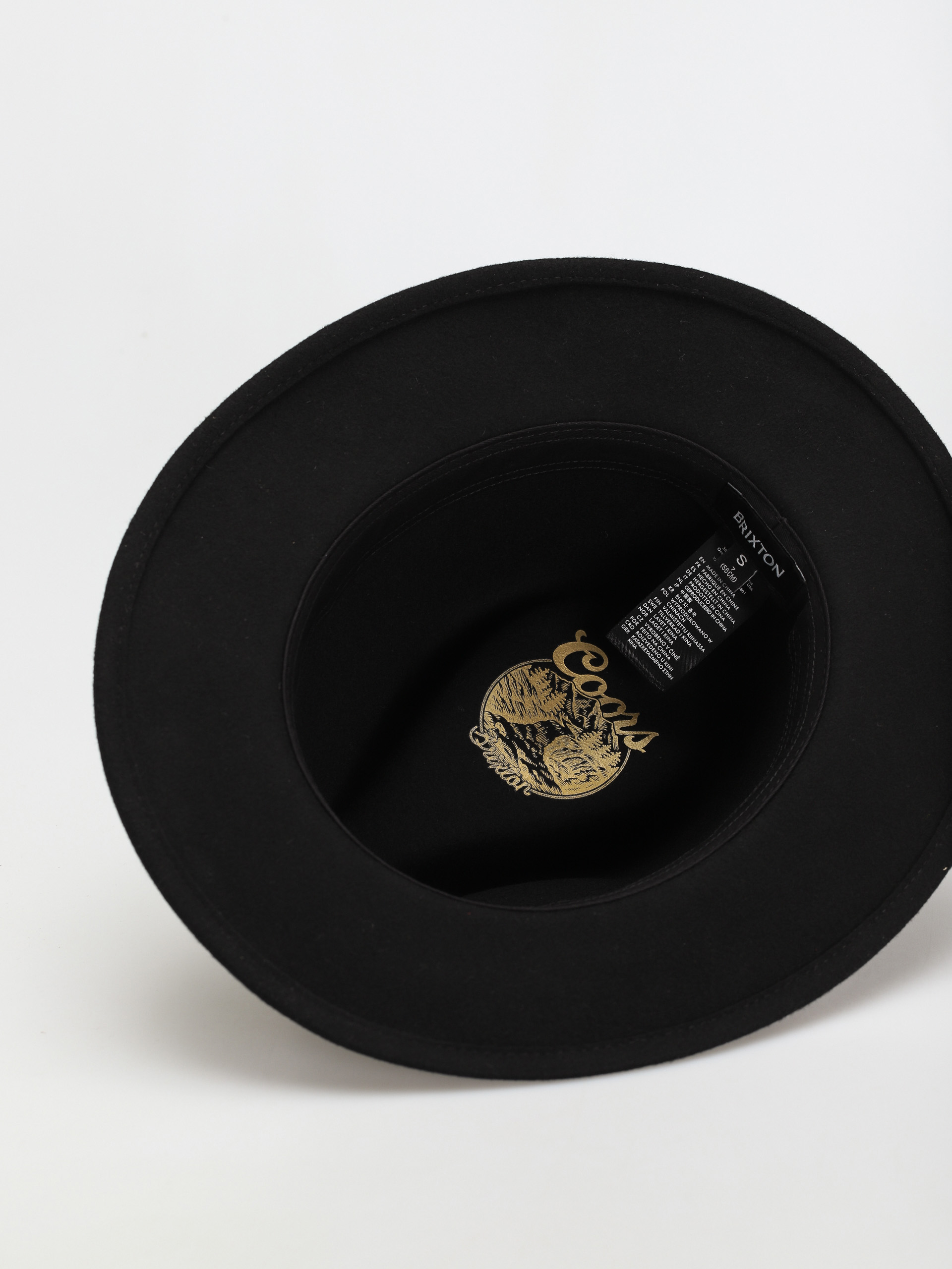 Brixton Coors Rocky Fedora Hut (black)