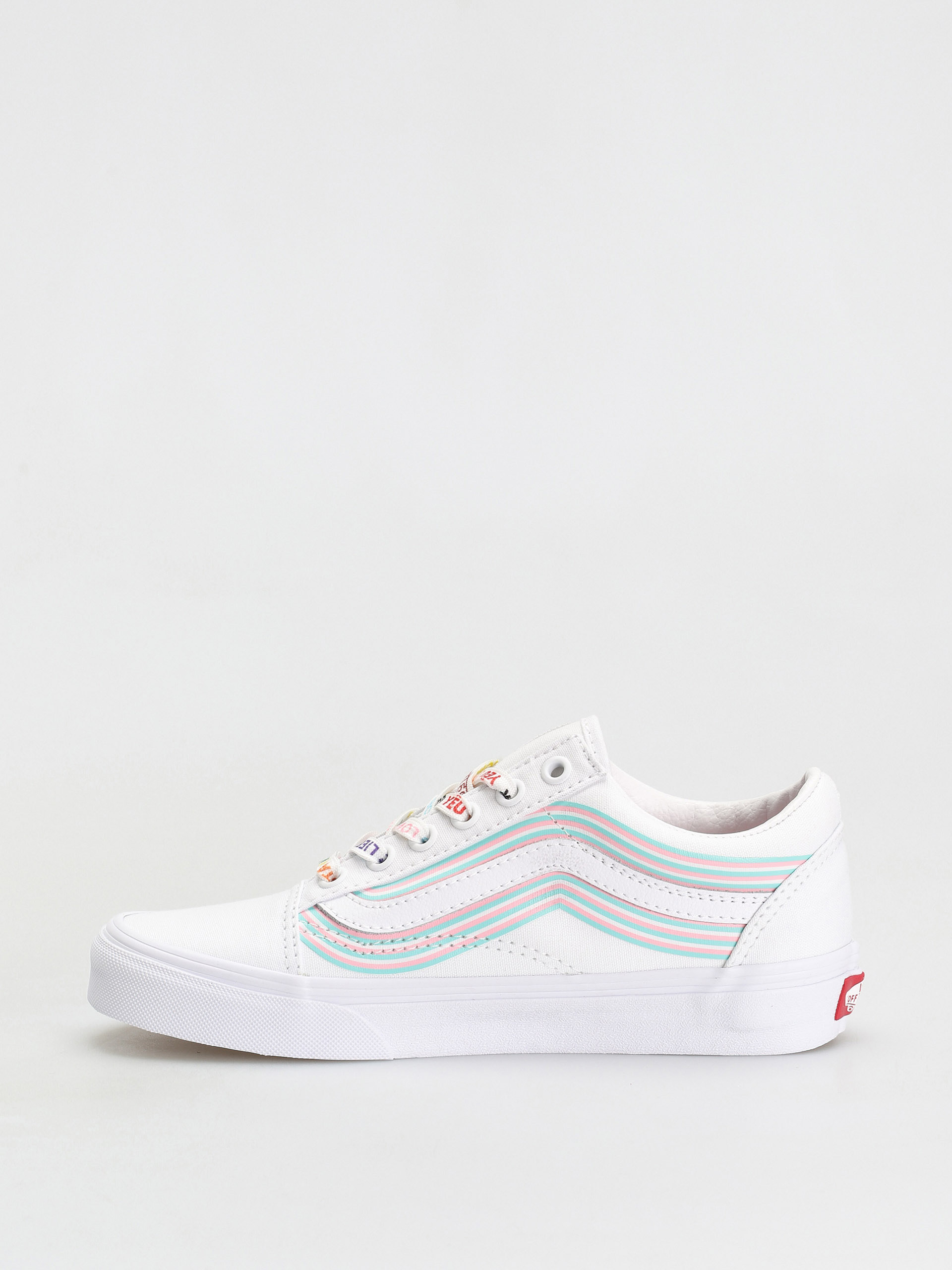 Vans Old Skool Shoes (pride/white/true white)