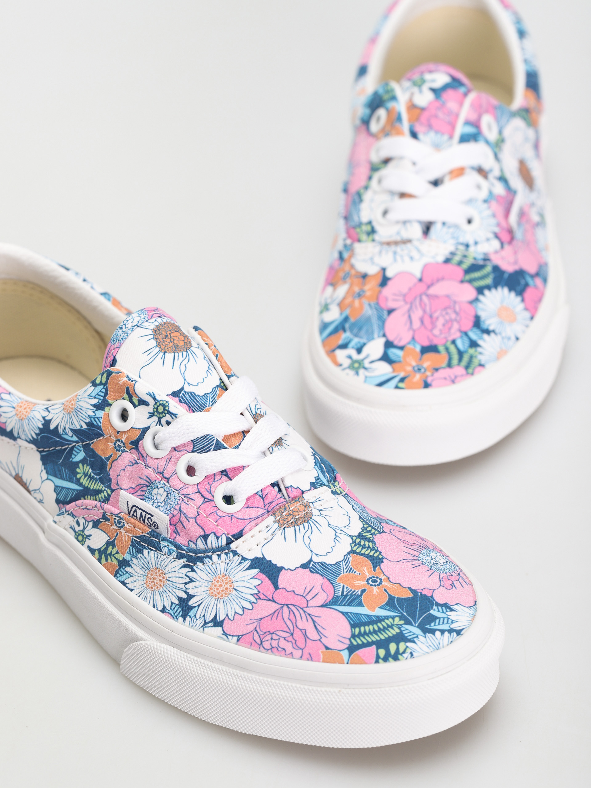 vans era platform flower sneaker in multi