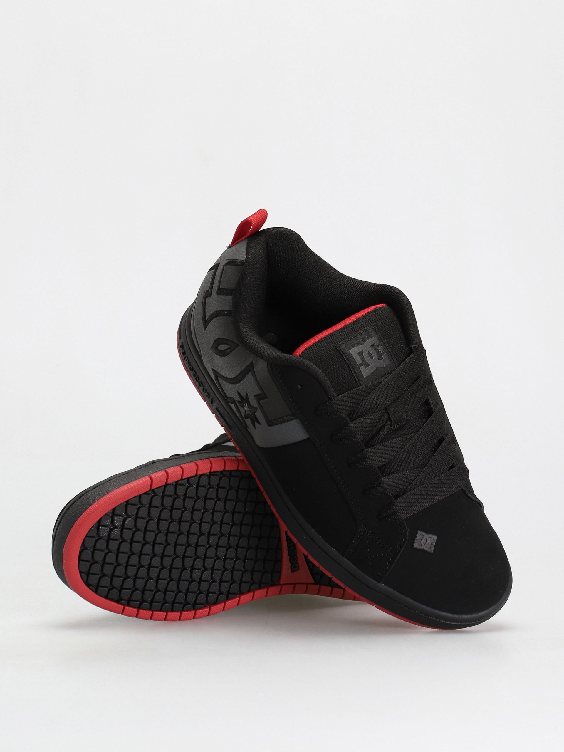 DC Court Graffik Sq Schuhe (black/grey/red)