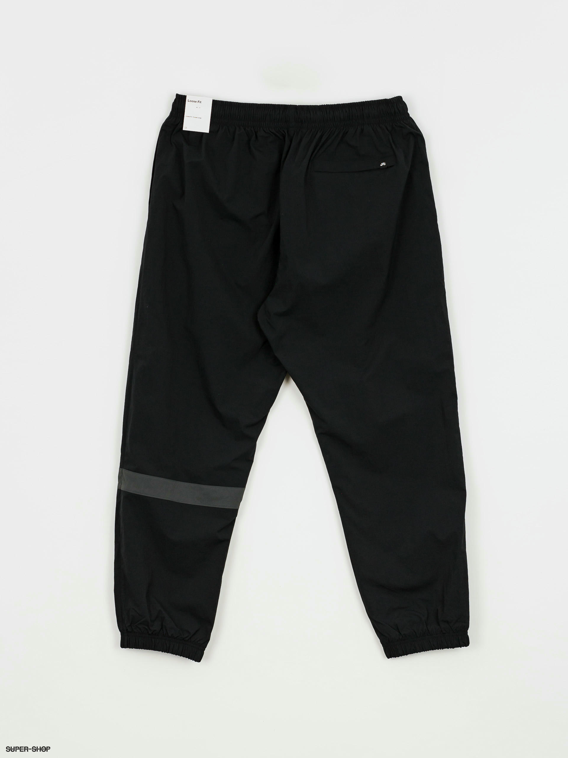 nike black essentials slim trackies