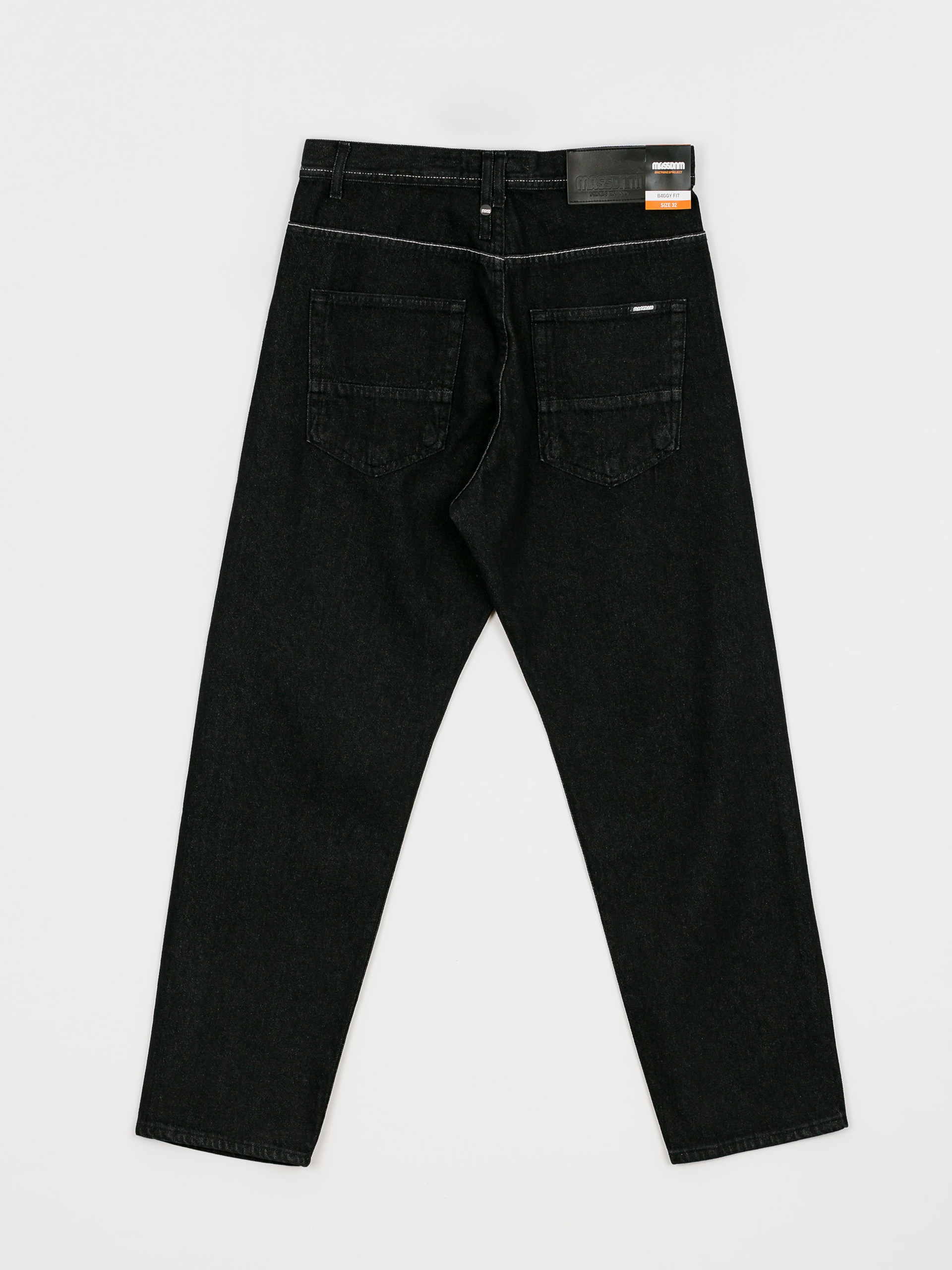 MassDnm Slang Jeans Baggy Fit Pants (black rinse)