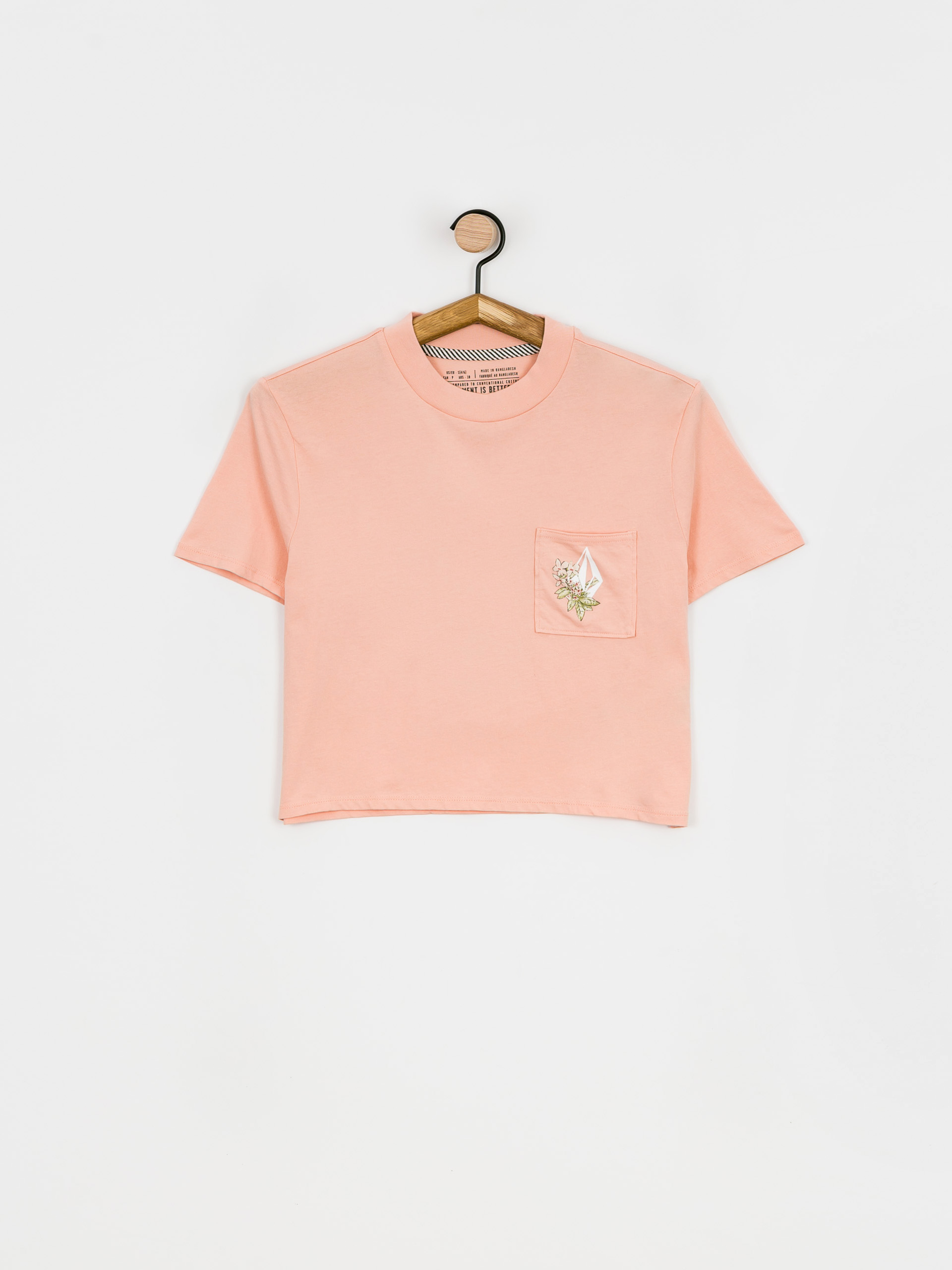 Volcom Pocket Dial T-shirt Wmn (hazey pink)
