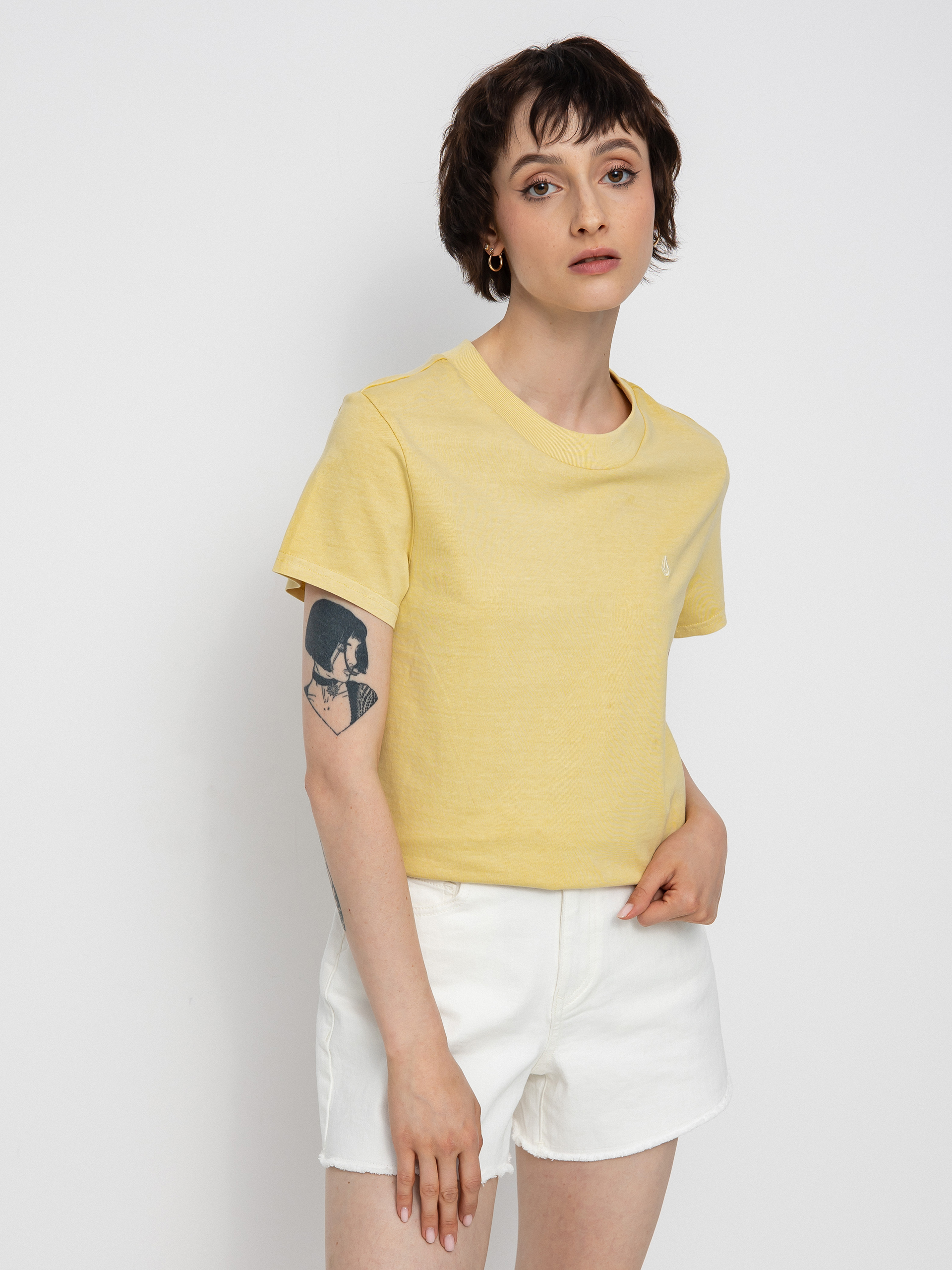 Volcom Solid Stone Emb T-Shirt Wmn (wheat)