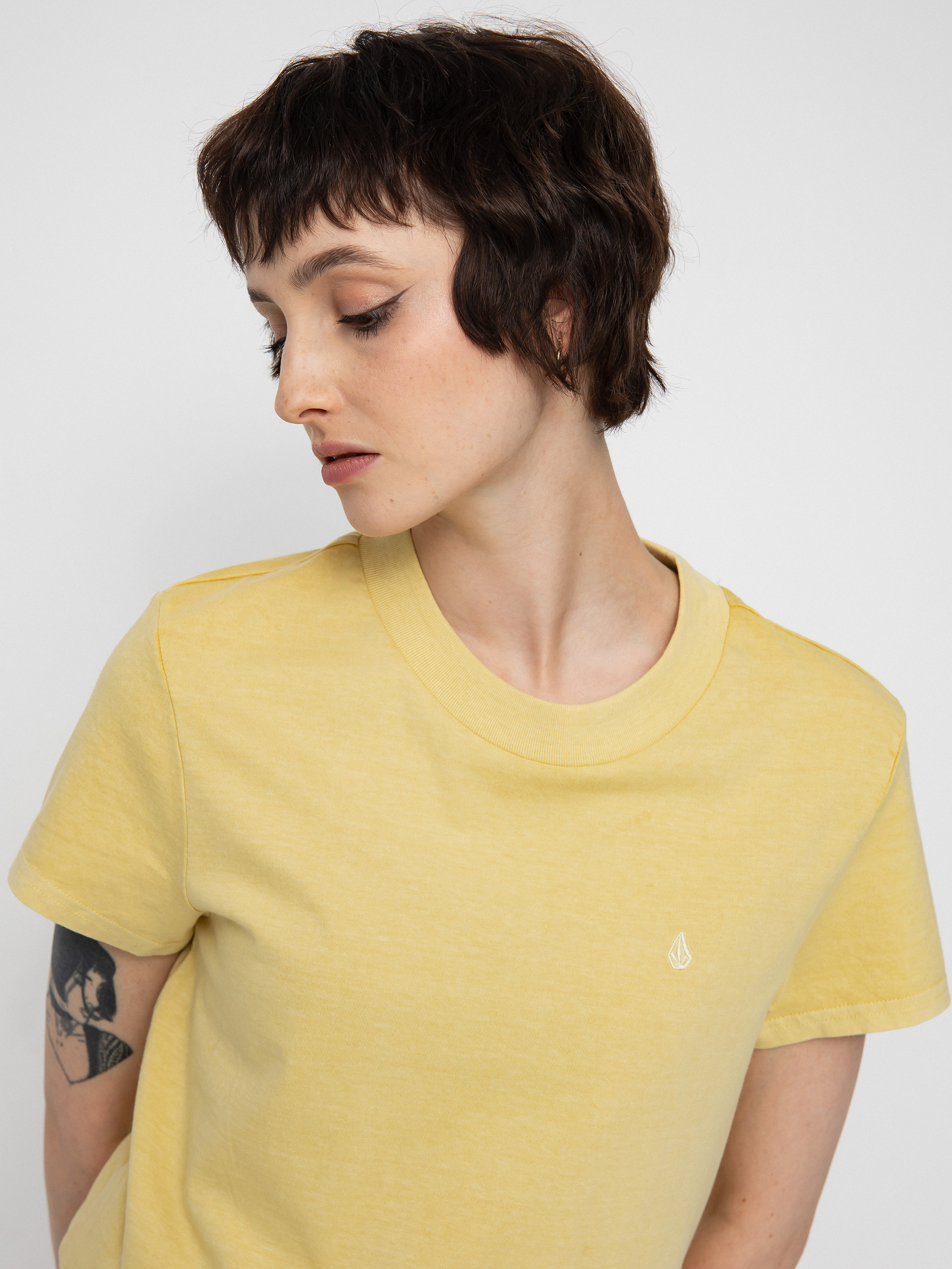 Volcom Solid Stone Emb T-Shirt Wmn (wheat)