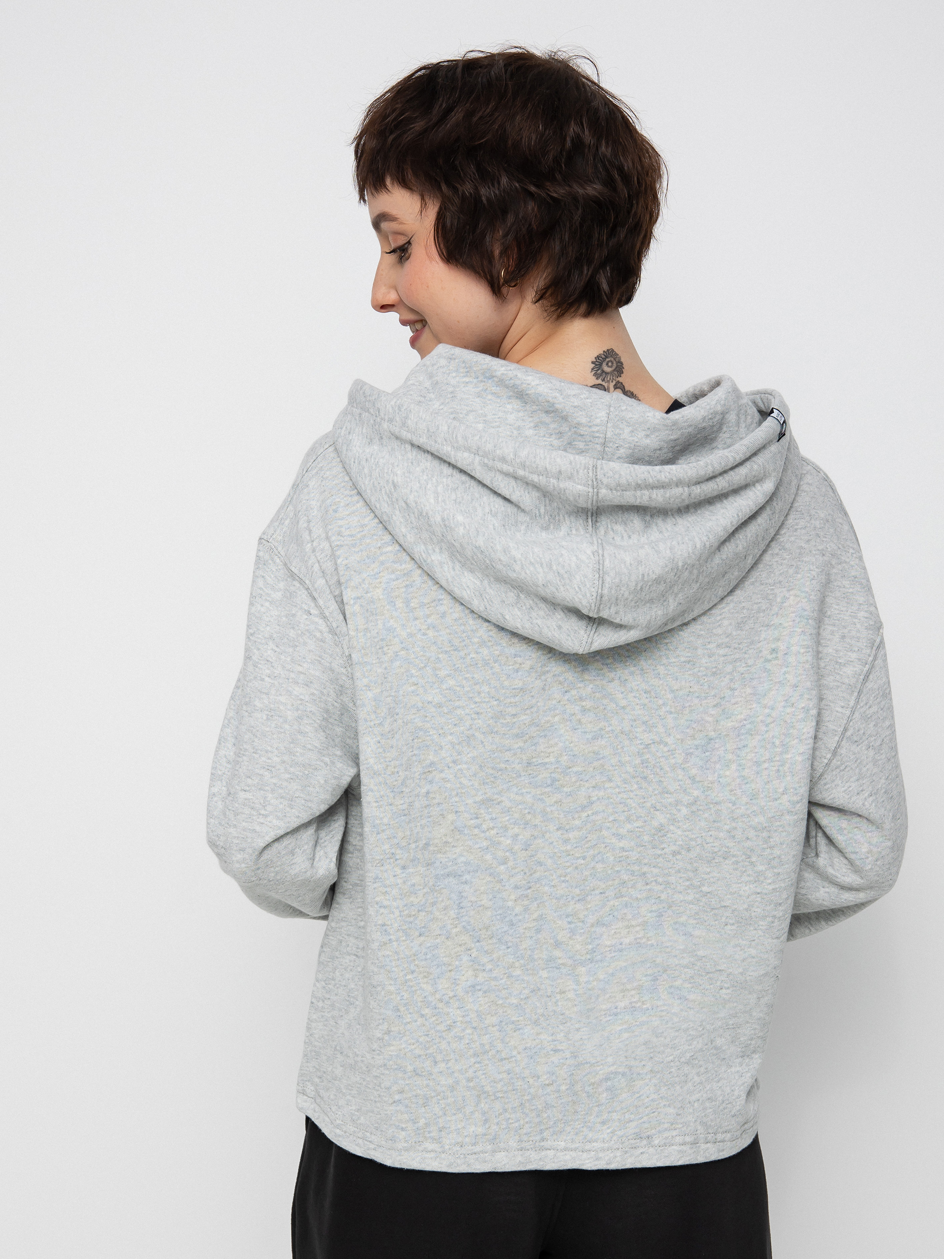 Salty Crew Sand Set Crop Hoodie Wmn (athletic heather)