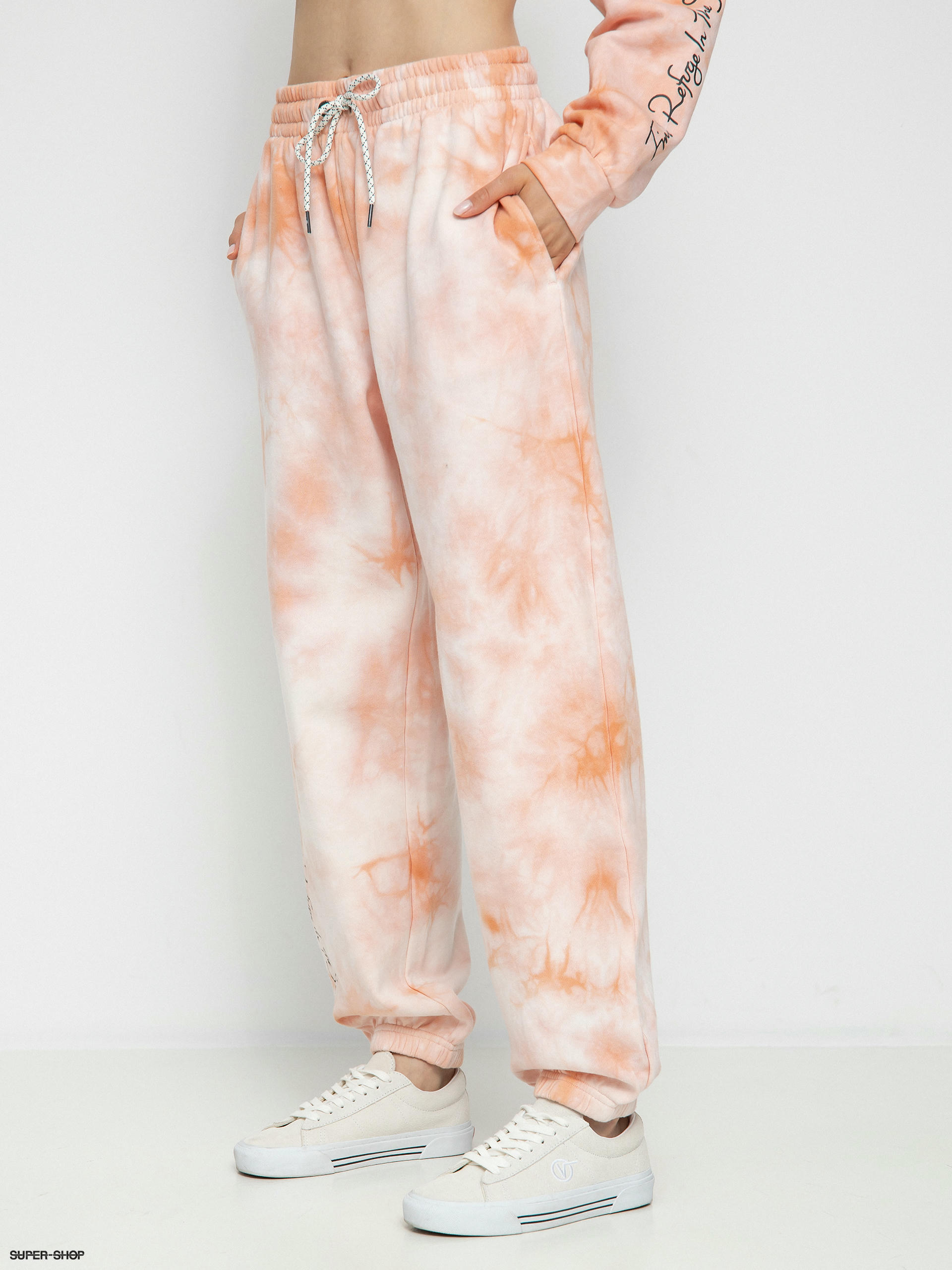 Orange and pink tie dye online sweatpants