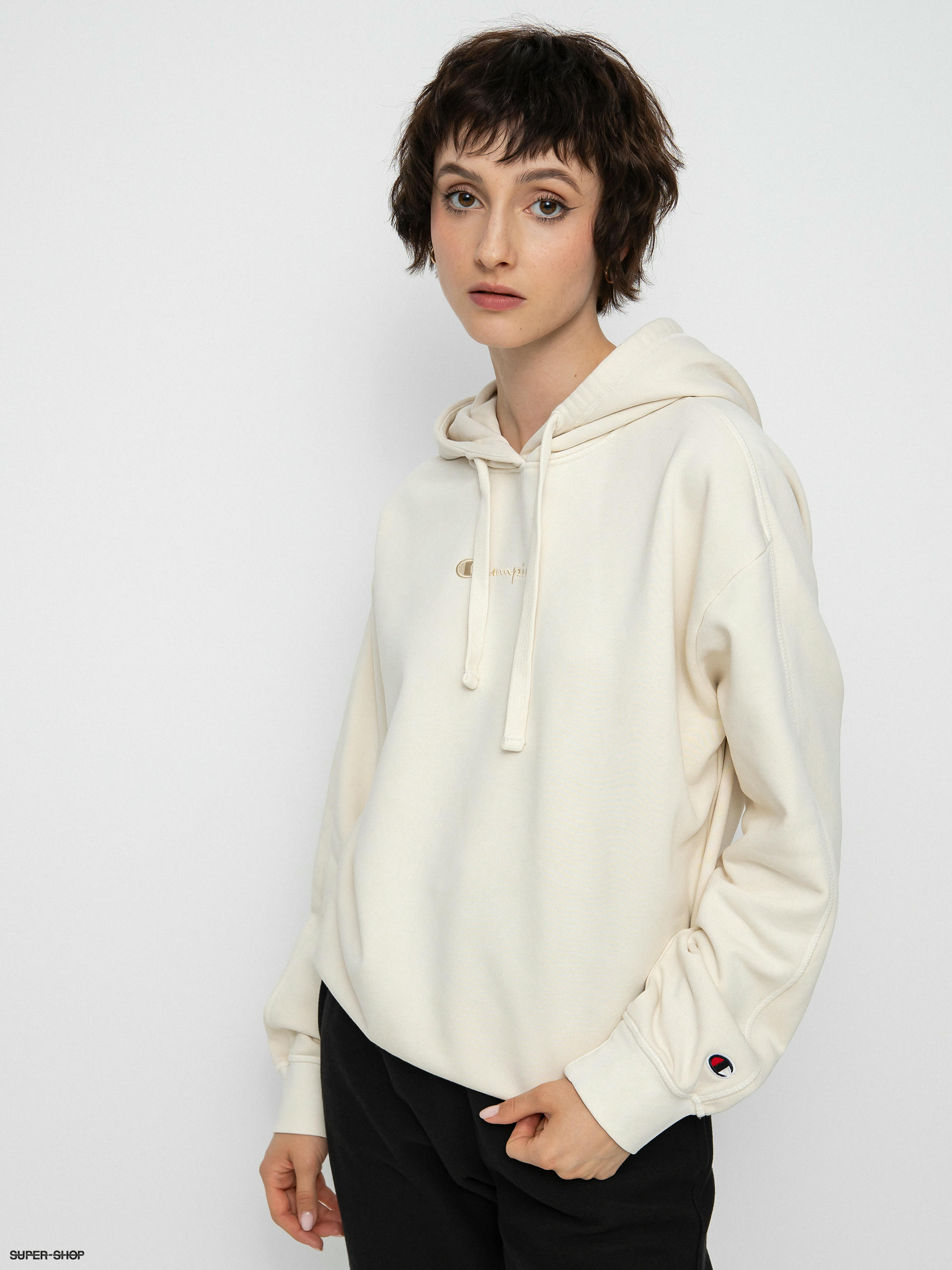 Champion & uo reverse weave sales hoodie sweatshirt cream