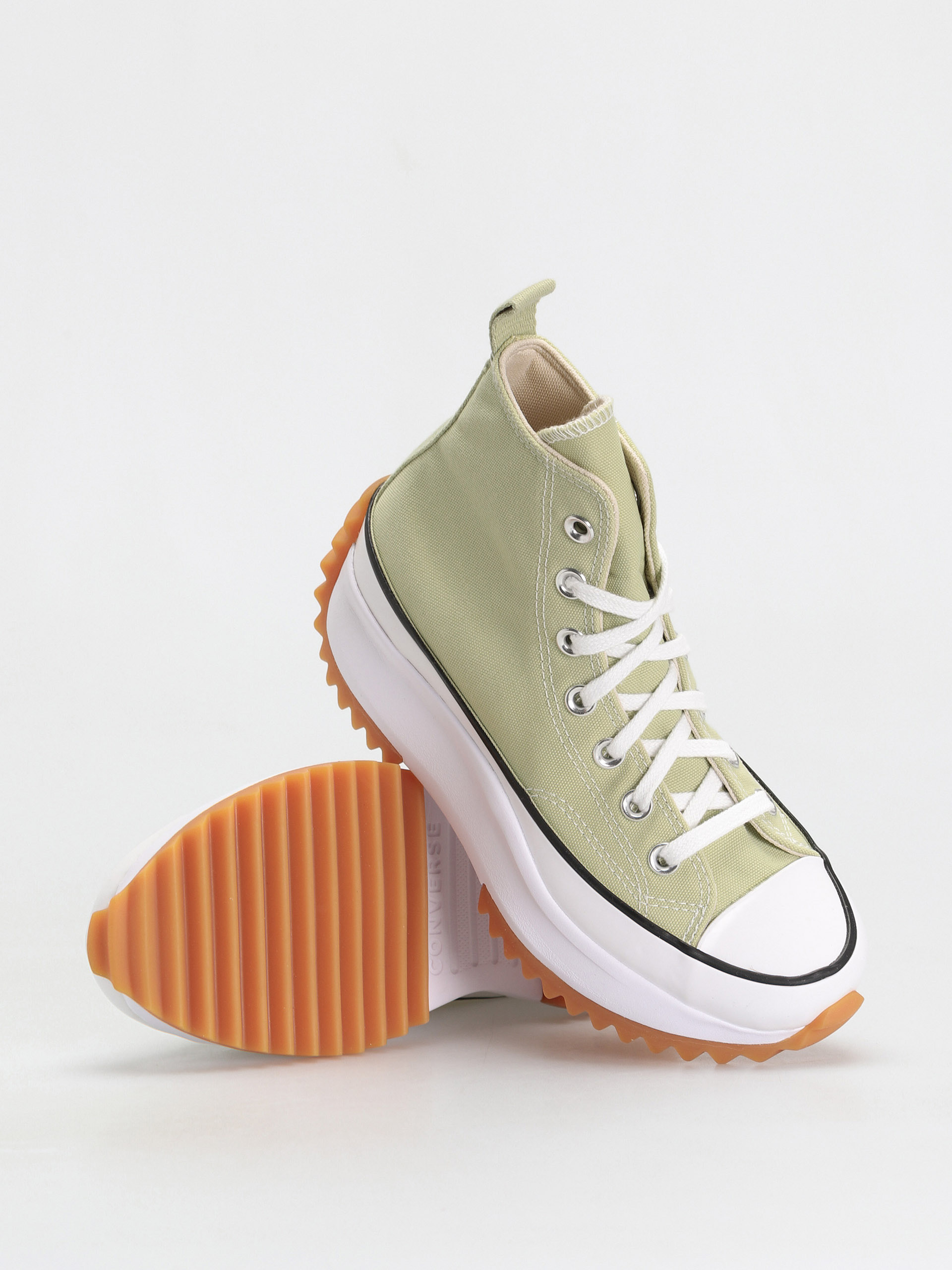 Converse Run Star Hike Hi Shoes (olive aura/black/white)