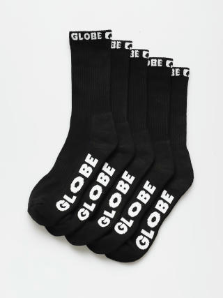 Globe Blackout 5 Pack Socks (black)
