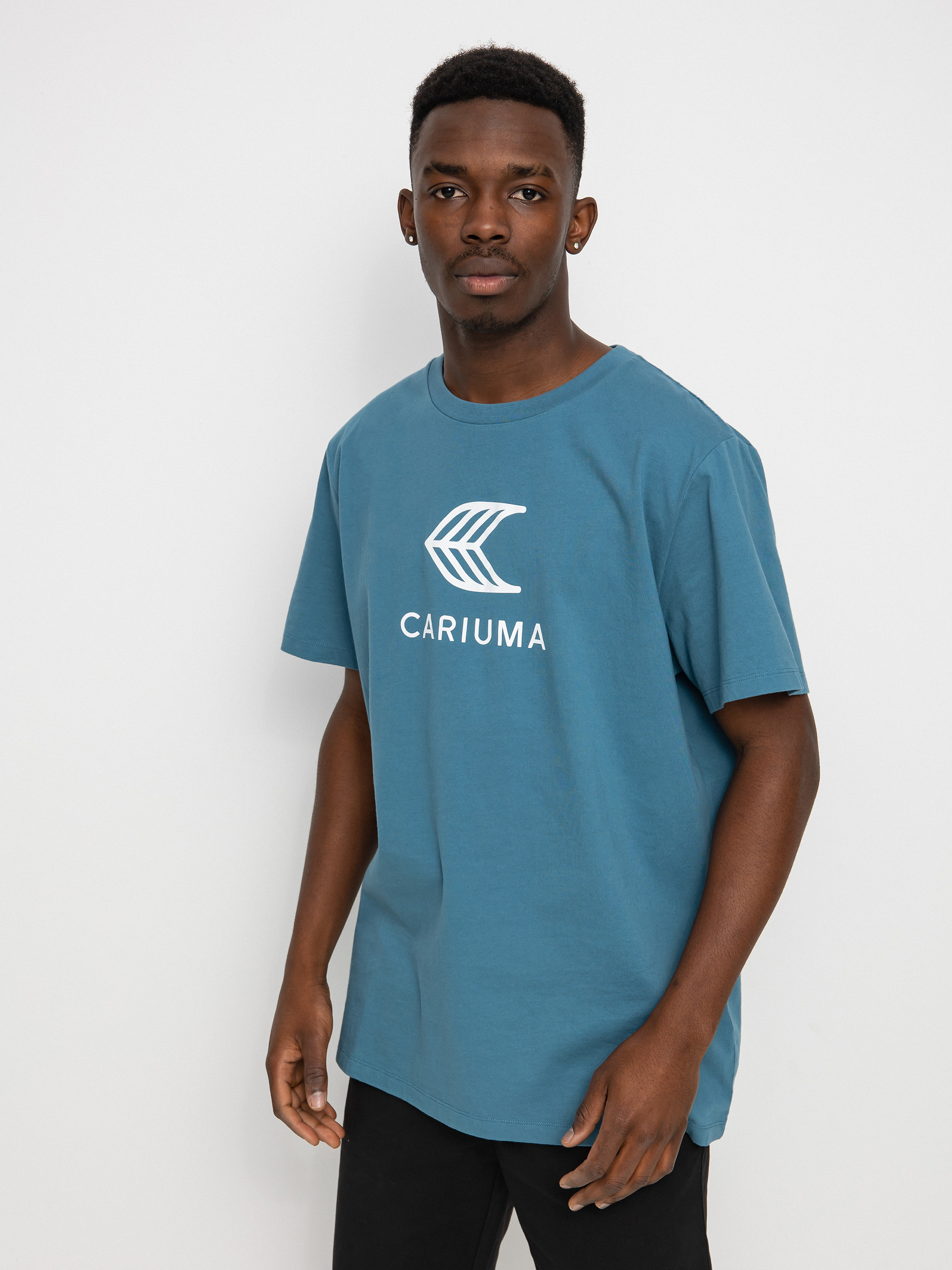 Cariuma Logo T-shirt (blue)