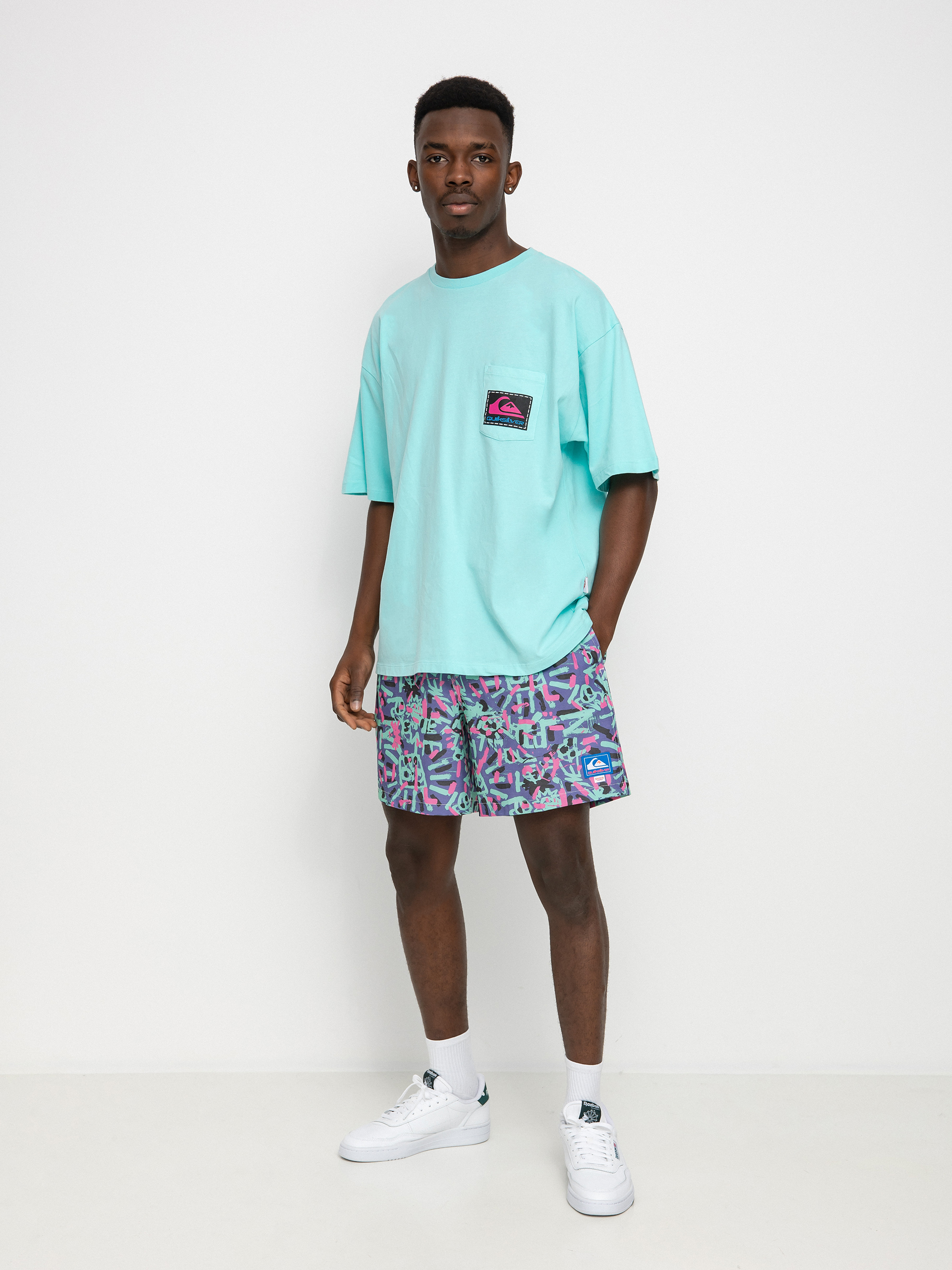 Quiksilver X Stranger Things Rainbow T-shirt (little boy blue)