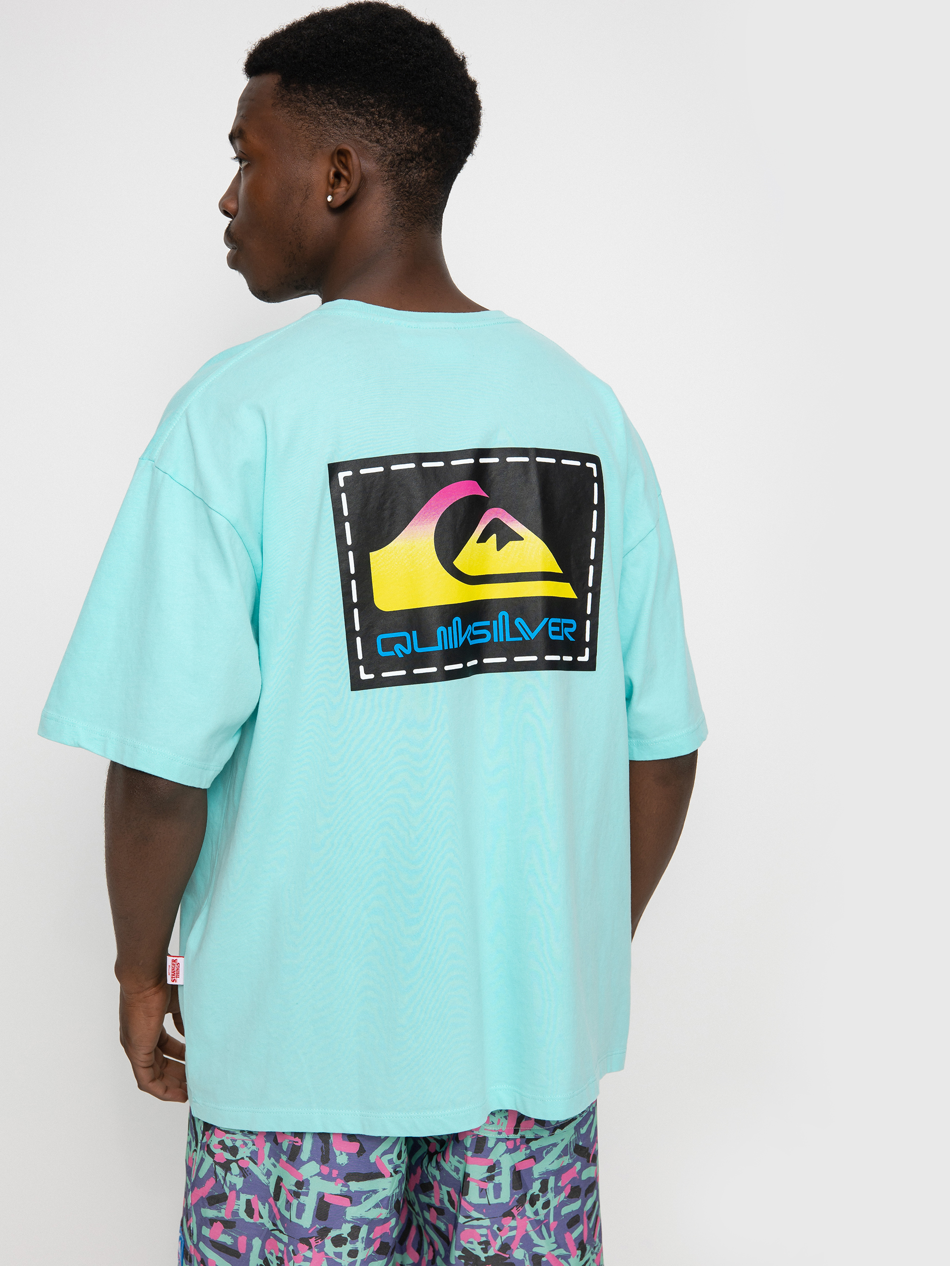 Quiksilver X Stranger Things Rainbow T-shirt (little boy blue)