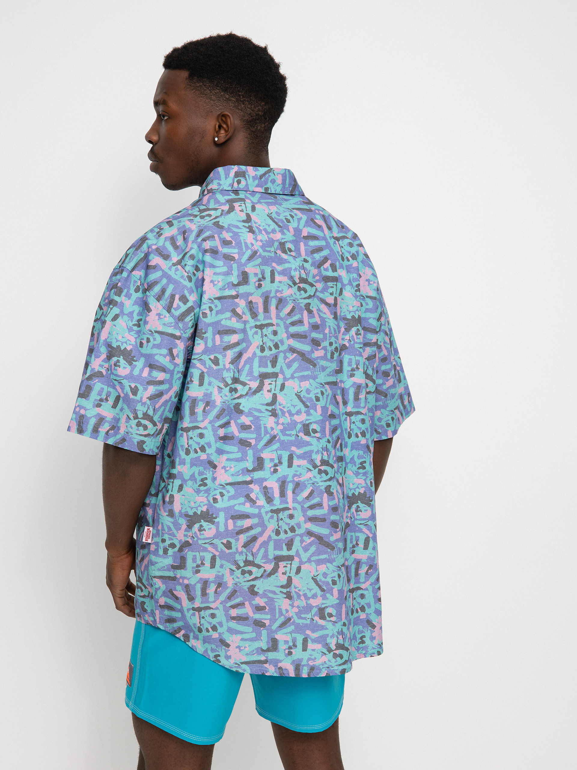 Quiksilver X Stranger Things Lenora Shirt (lenora warpaint marlin)