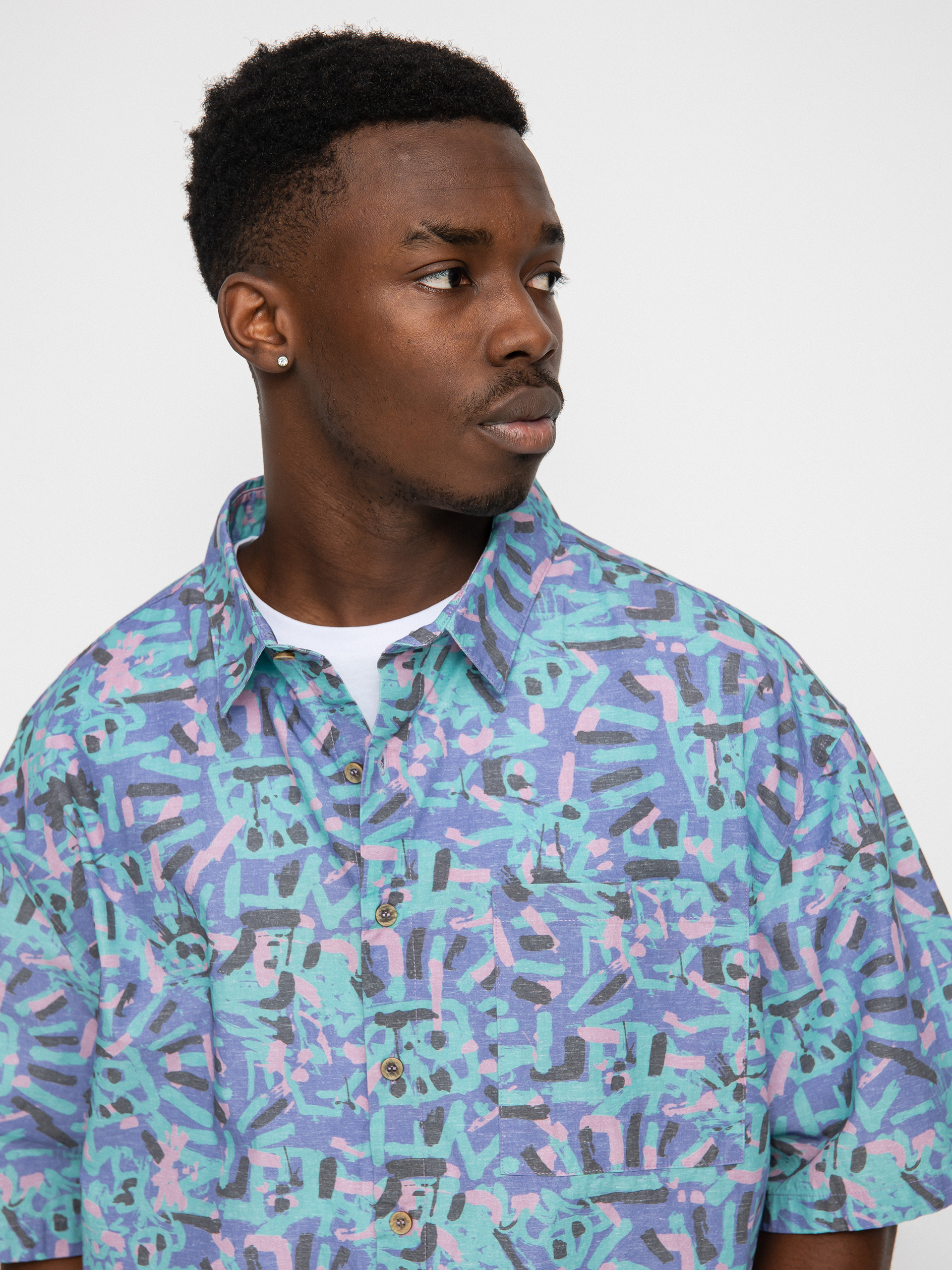 Quiksilver X Stranger Things Lenora Shirt (lenora warpaint marlin)