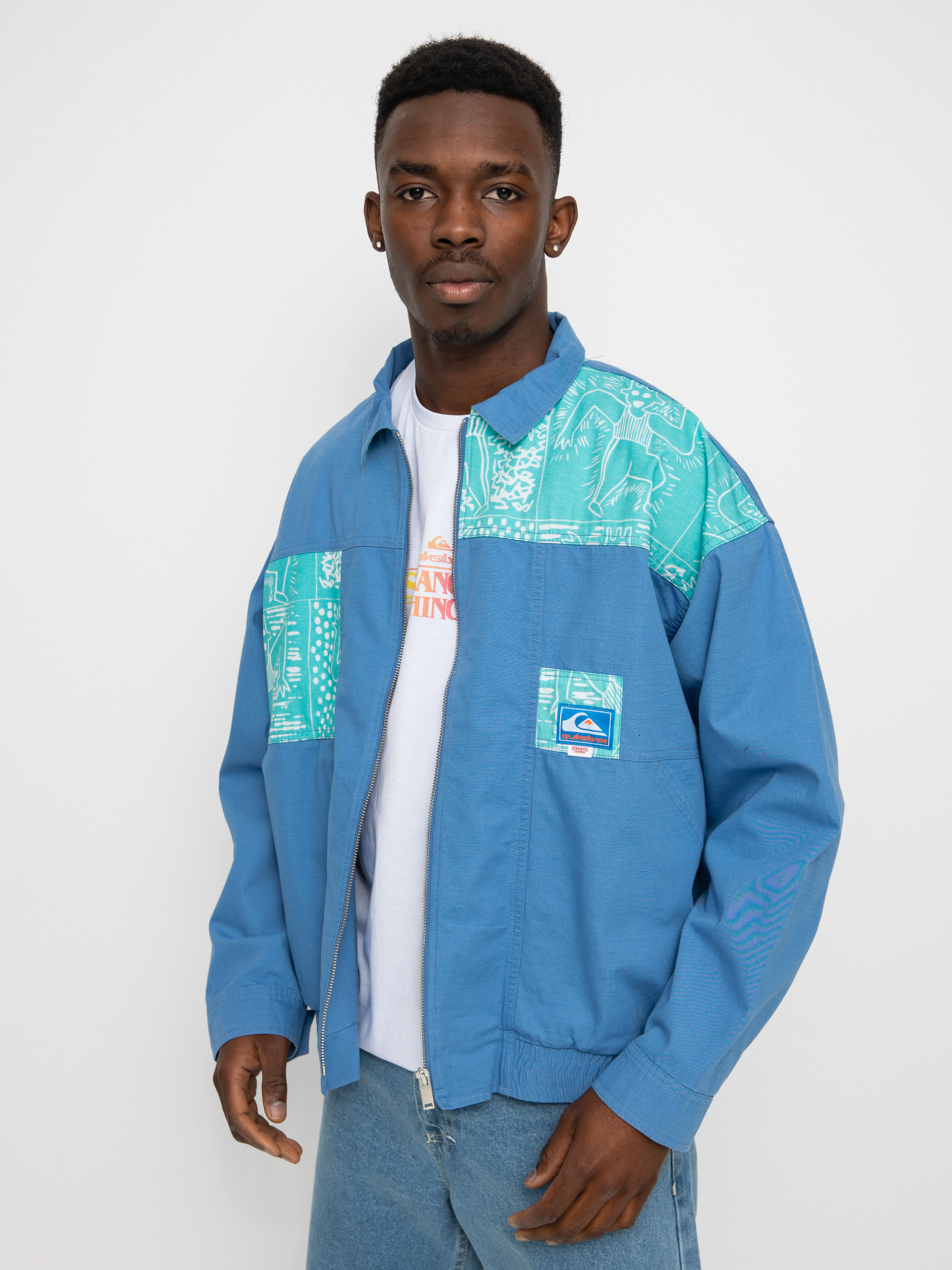 Quiksilver X Stranger Things The Hawkins Jacket blue (riviera)